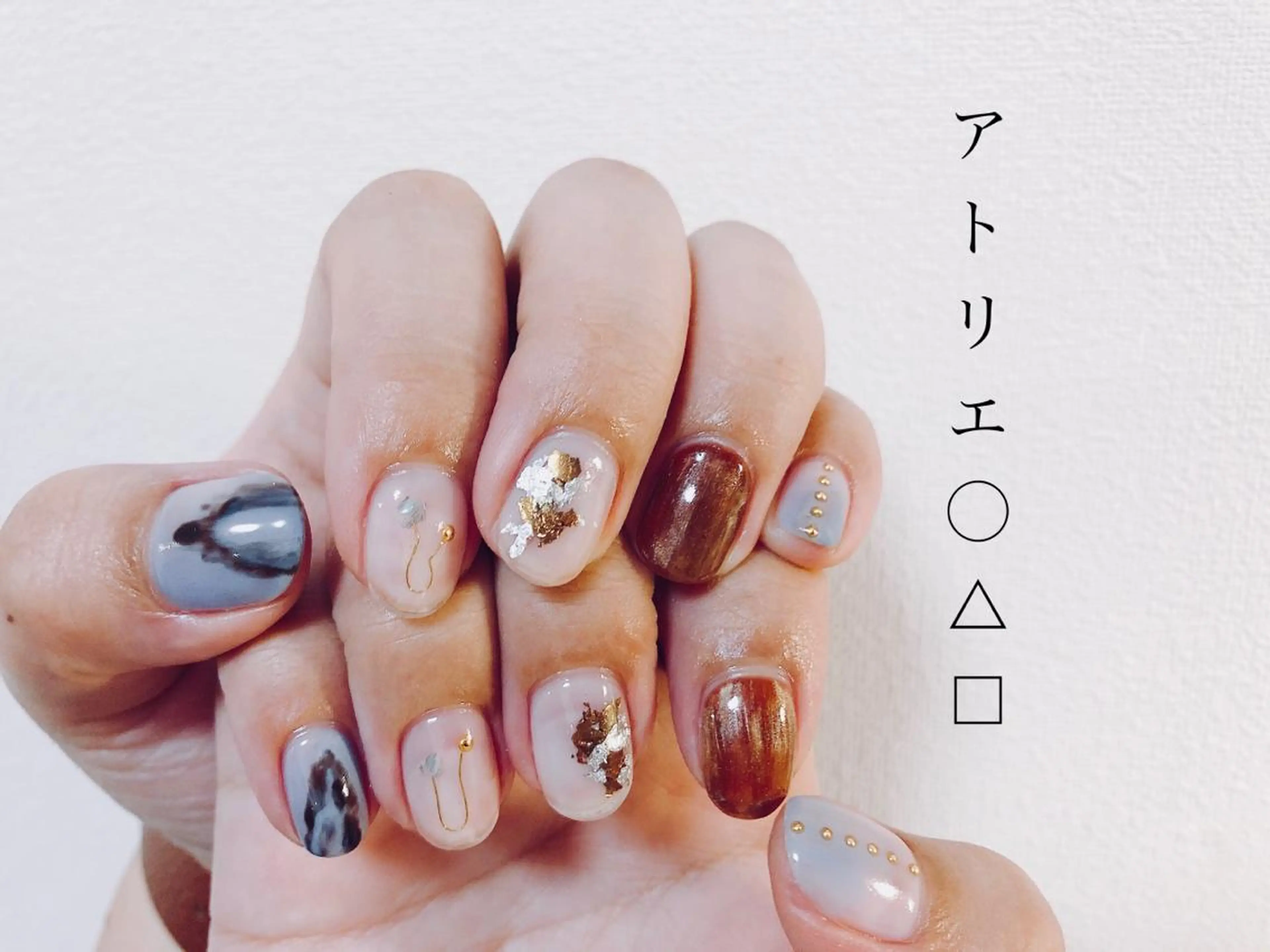 ネイル ハンドネイル アトリエ ○△□のネイルデザイン