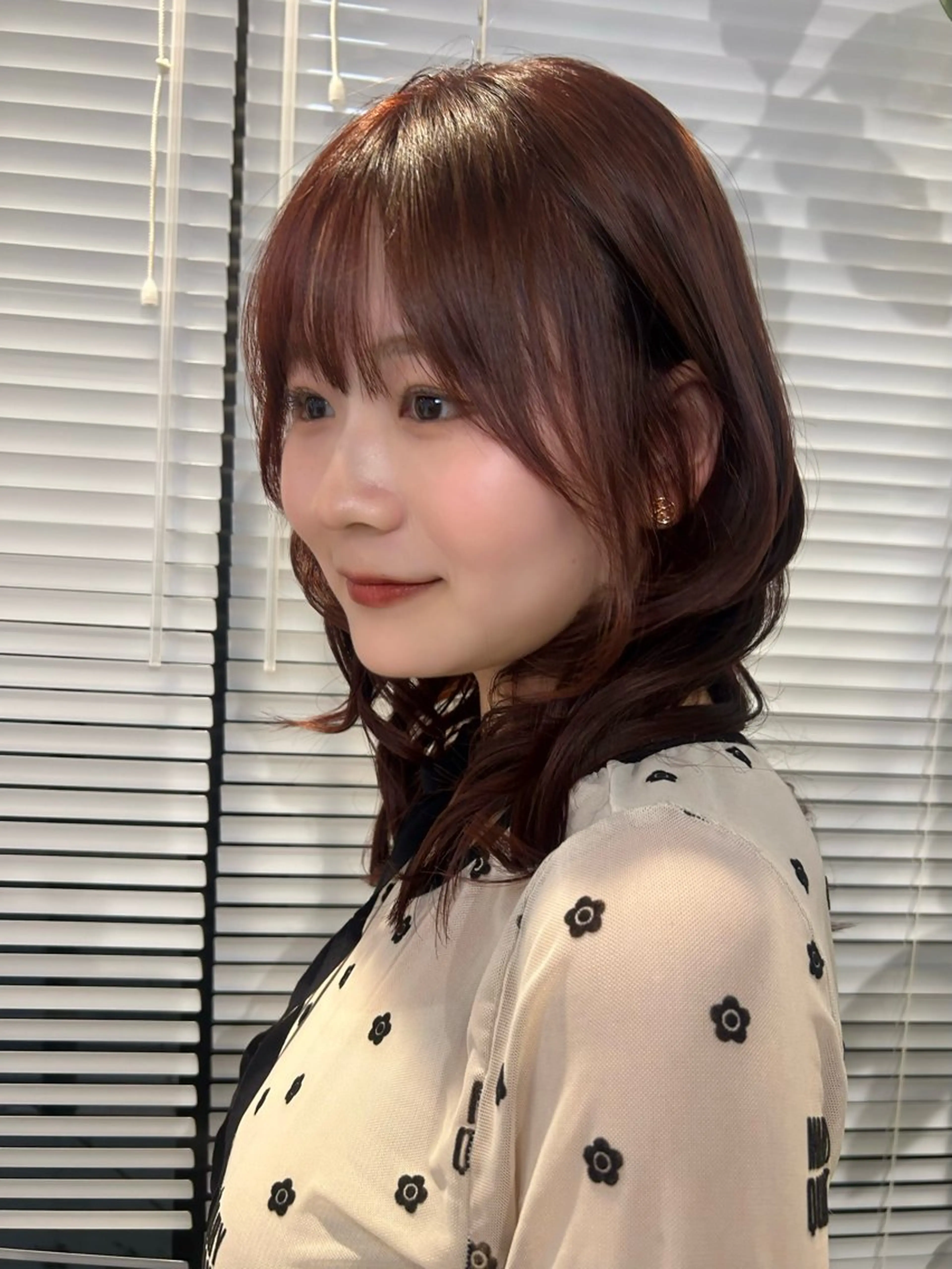 カラー ブラウンカラー オレンジ オレンジブラウン ヘアカラー ユナ/暖色カラー🧡 /表参道のヘアスタイル