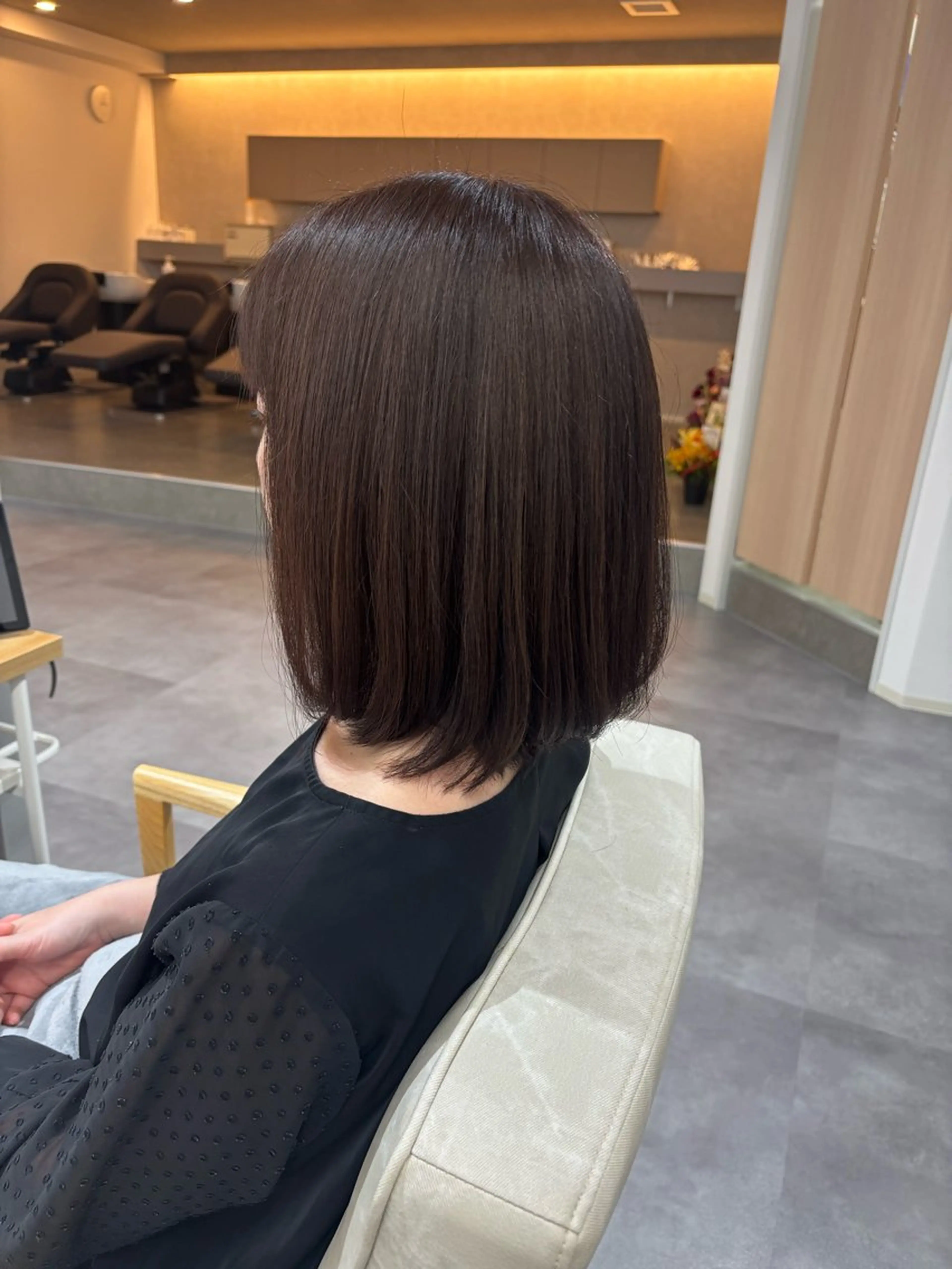 ショート ボブ 椎名 紗愛のヘアスタイル