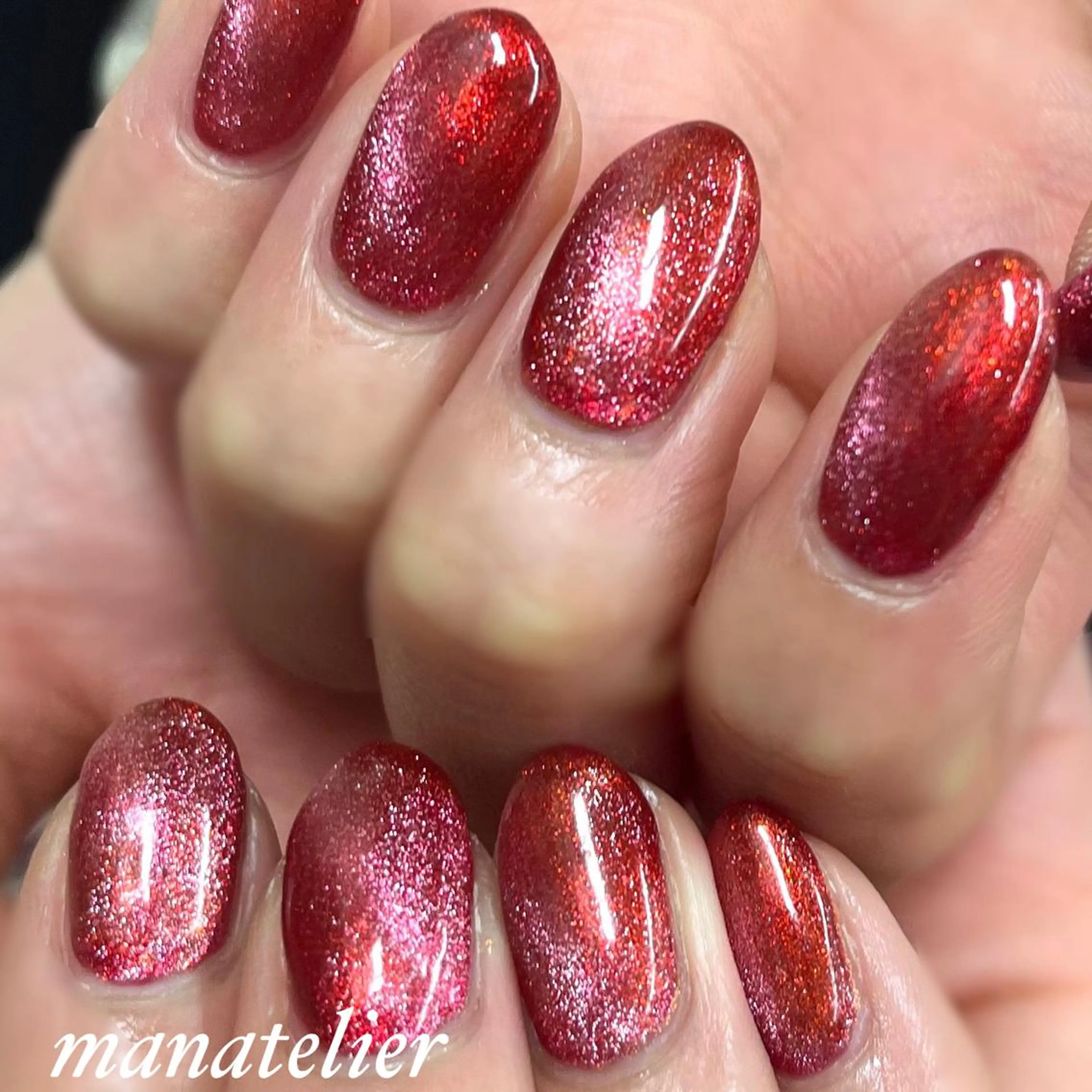 ネイル マグネットネイル ハンドネイル manatelier マナトリエのネイルデザイン