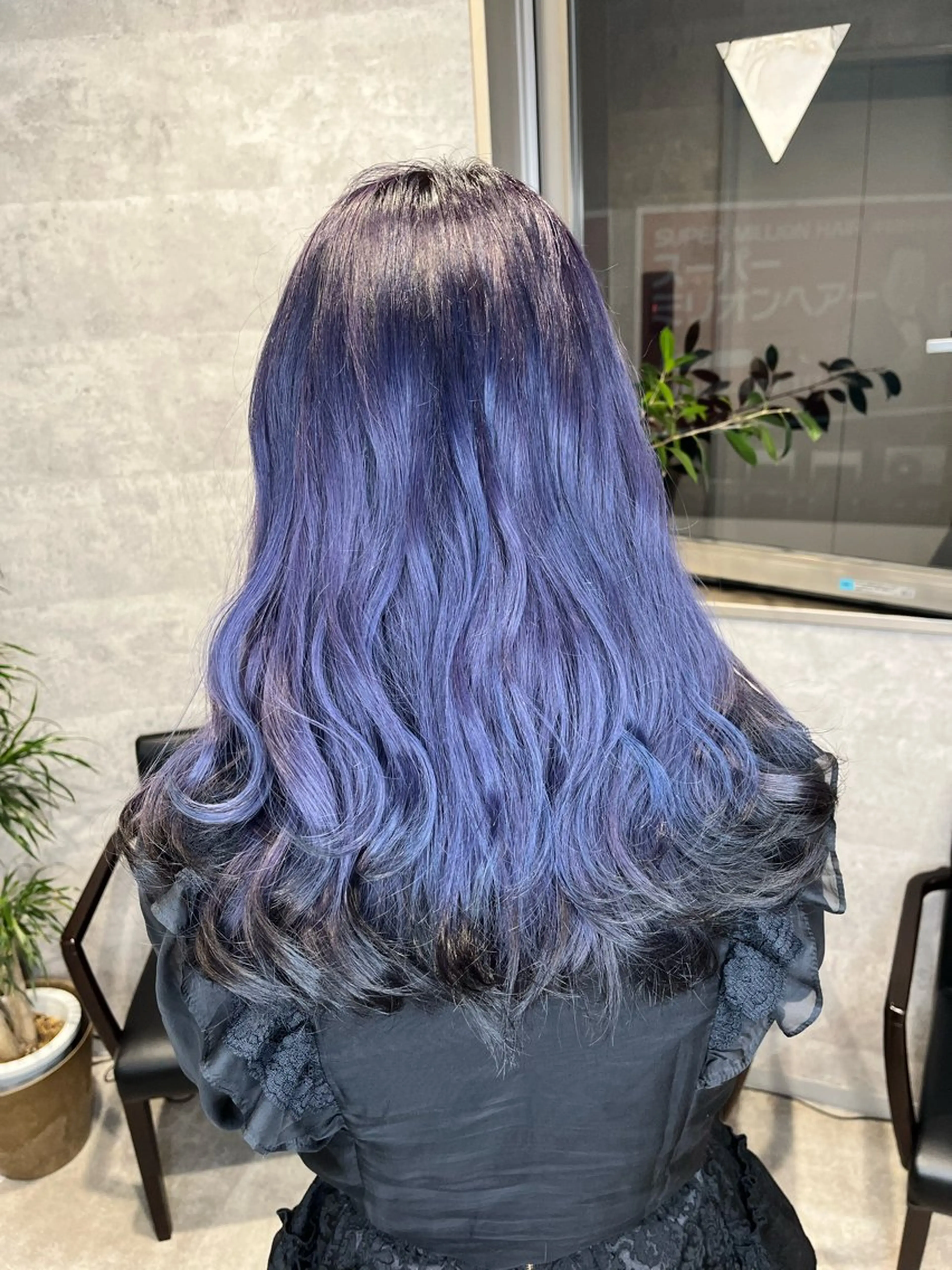 ロング カラー ダブルカラー 新宿のヘアスタイル