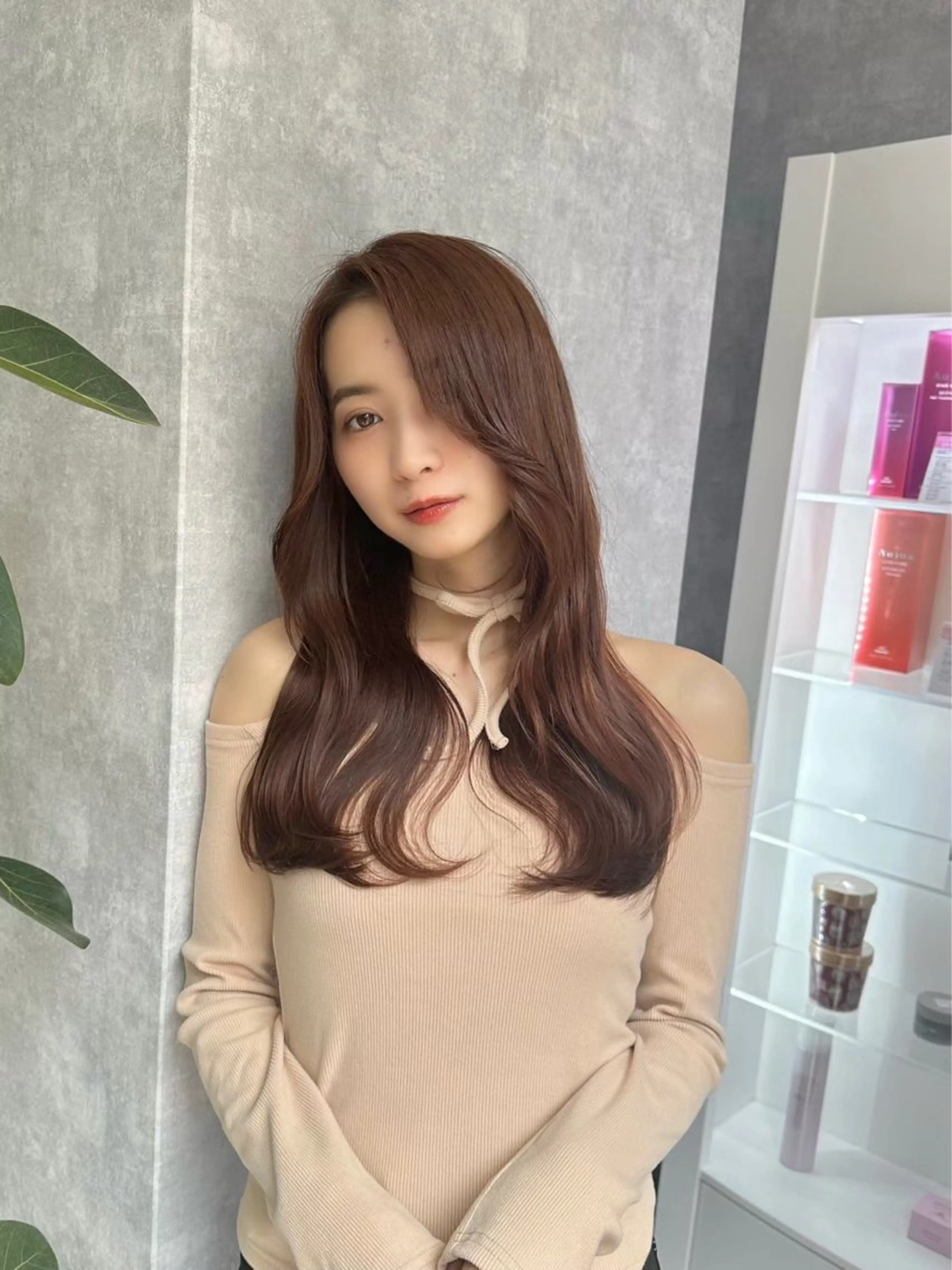 カット＋極上透明感カラー＋Aujuaトリートメントの写真