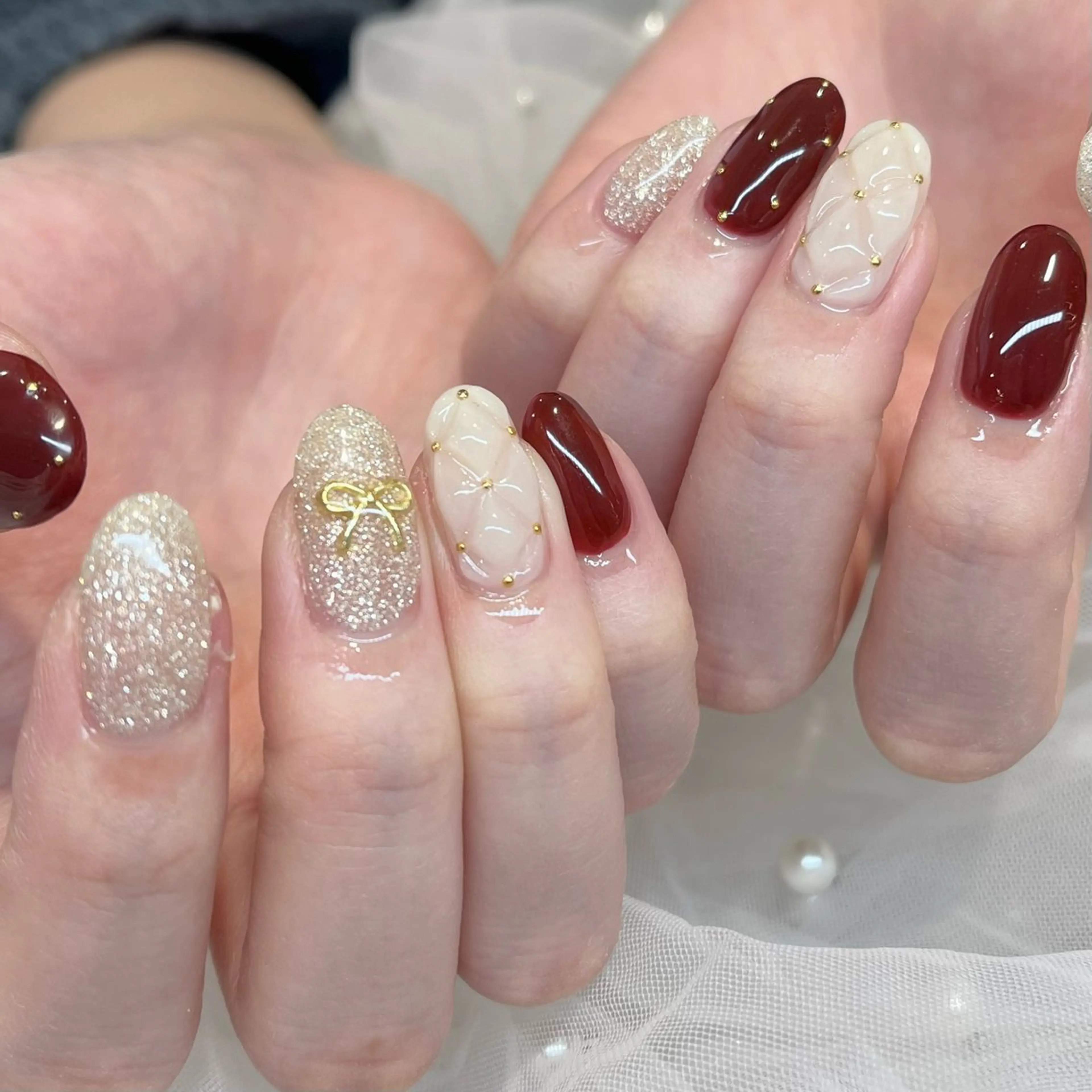 ネイル ハンドネイル 内田 里穂のネイルデザイン