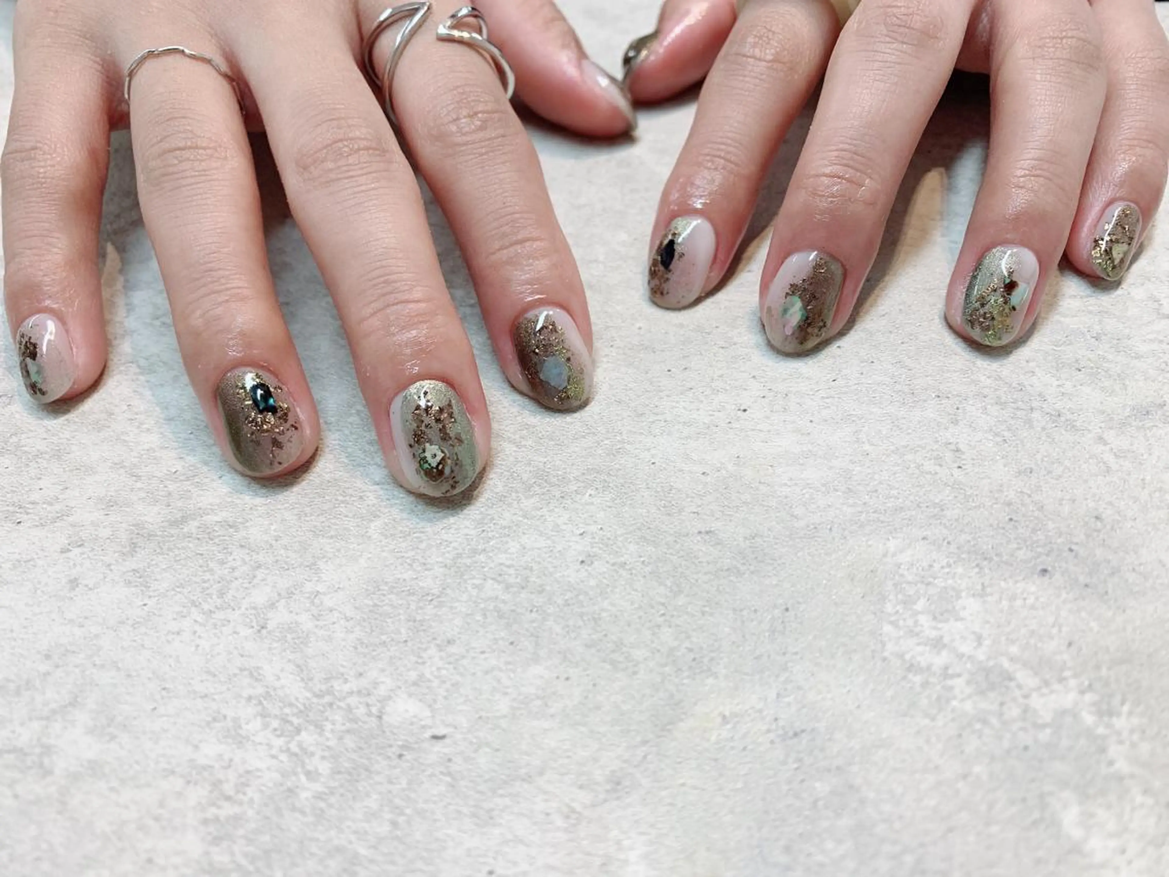 ネイル ニュアンスネイル ハンドネイル アトリエ １０３のネイルデザイン