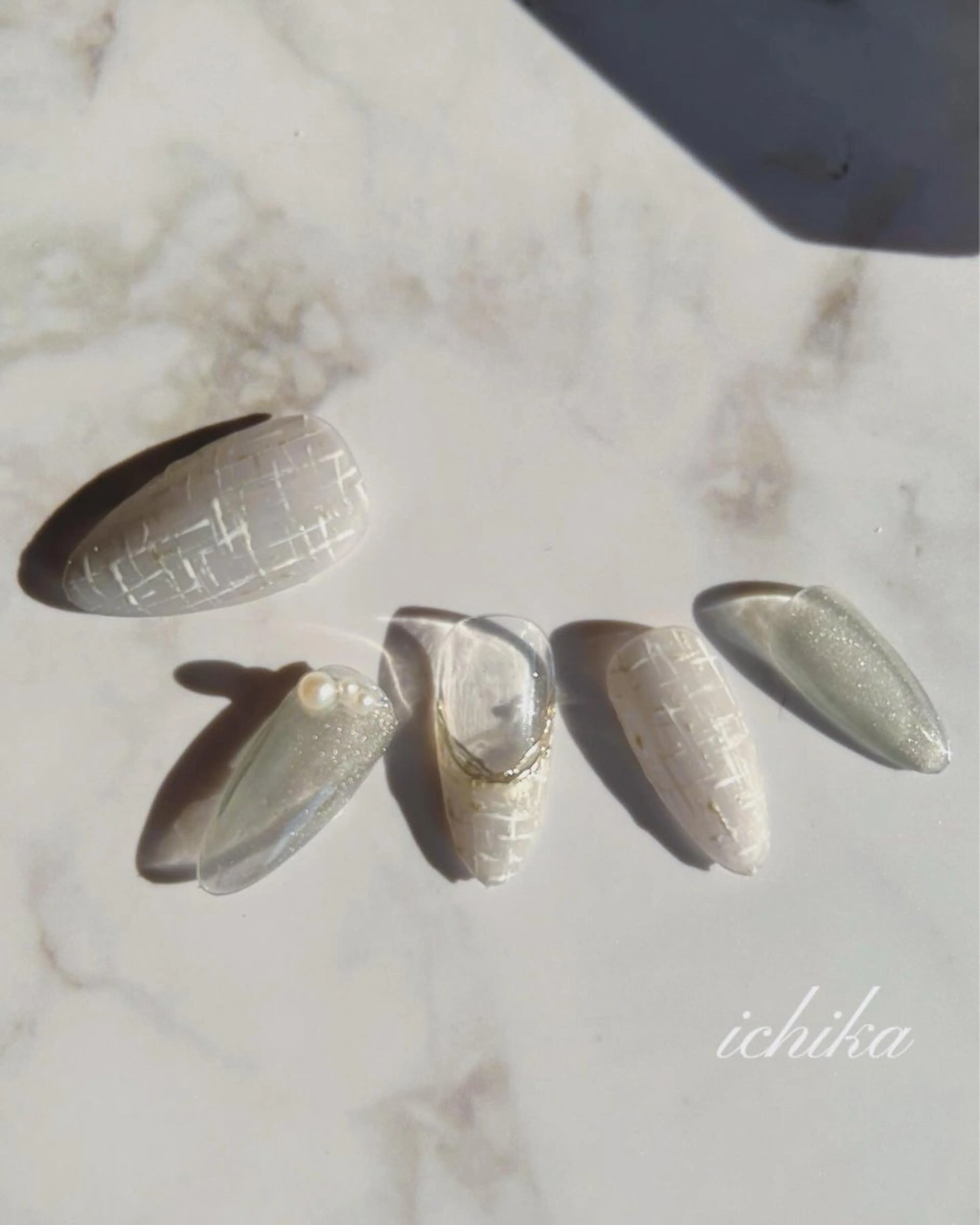 ネイル 春ネイル ツイードネイル ジェルネイル専門店 一花-ICHIKA-のネイルデザイン