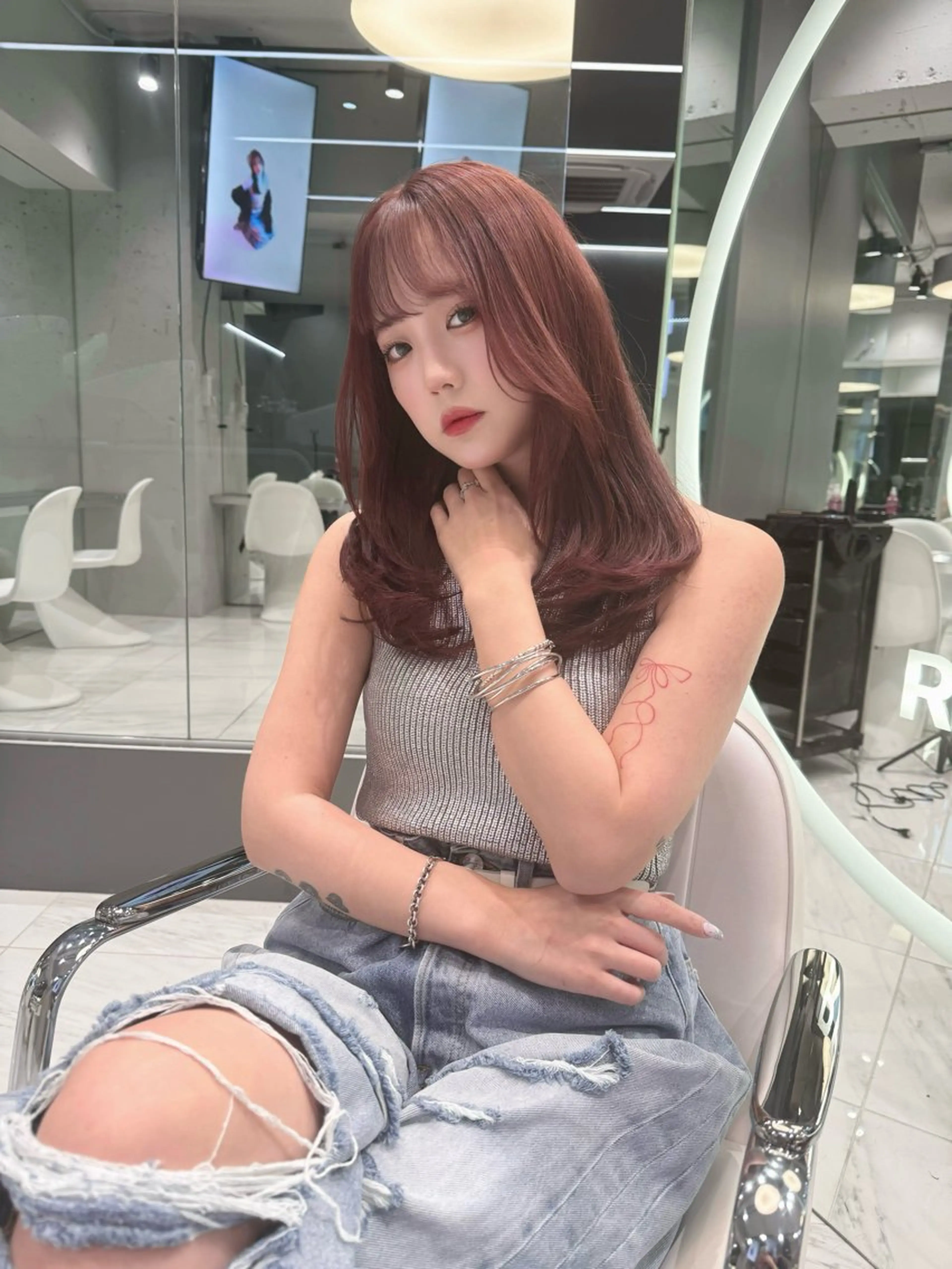 セミロング レイヤーカット REDEAL SHIBUYA所属・maya/レイヤー カット/ミインパーマのヘアスタイル