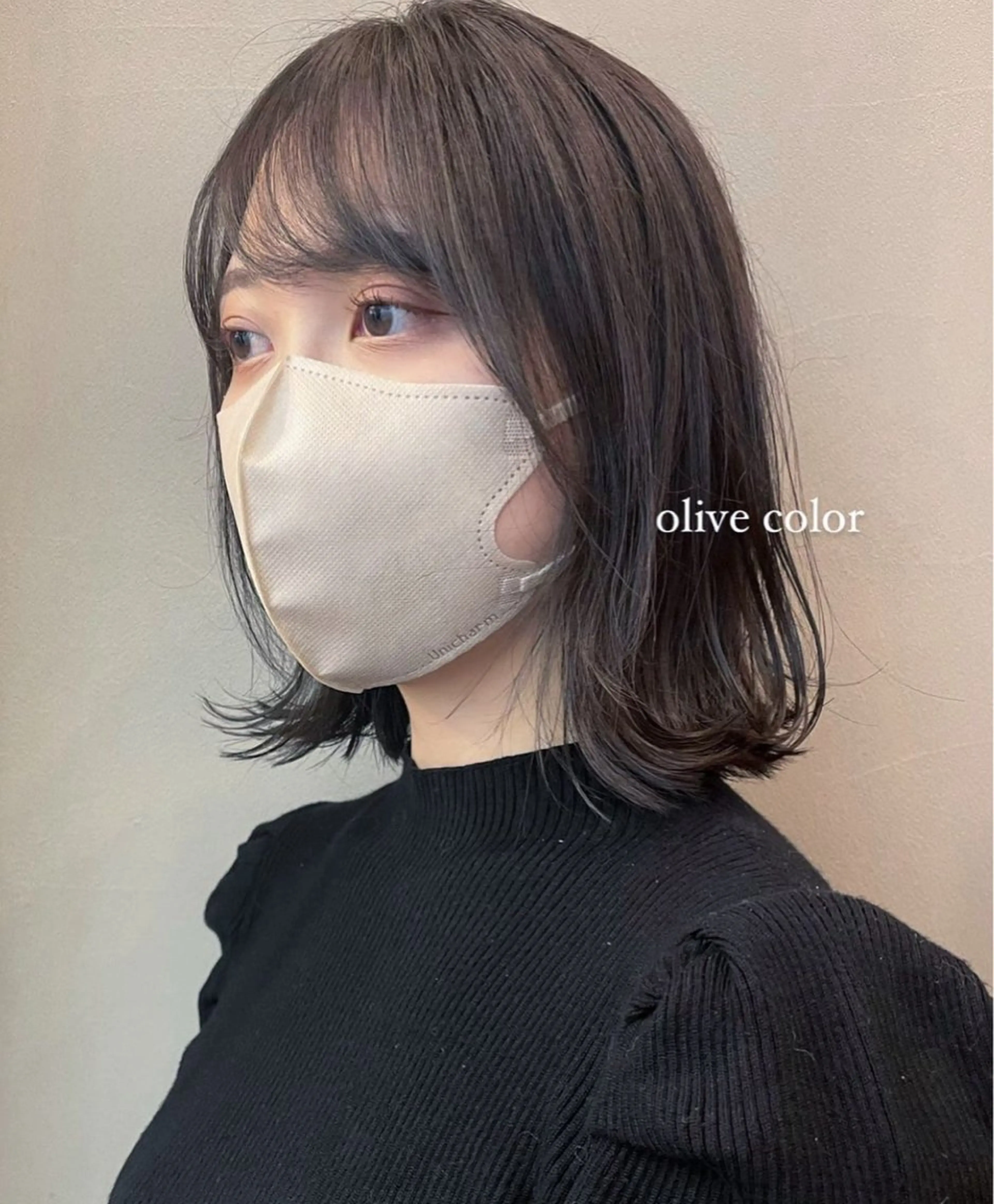 ミディアム カラー ボブ tete nico所属・似合わせ/ヘアカラー nanami🌸のヘアスタイル