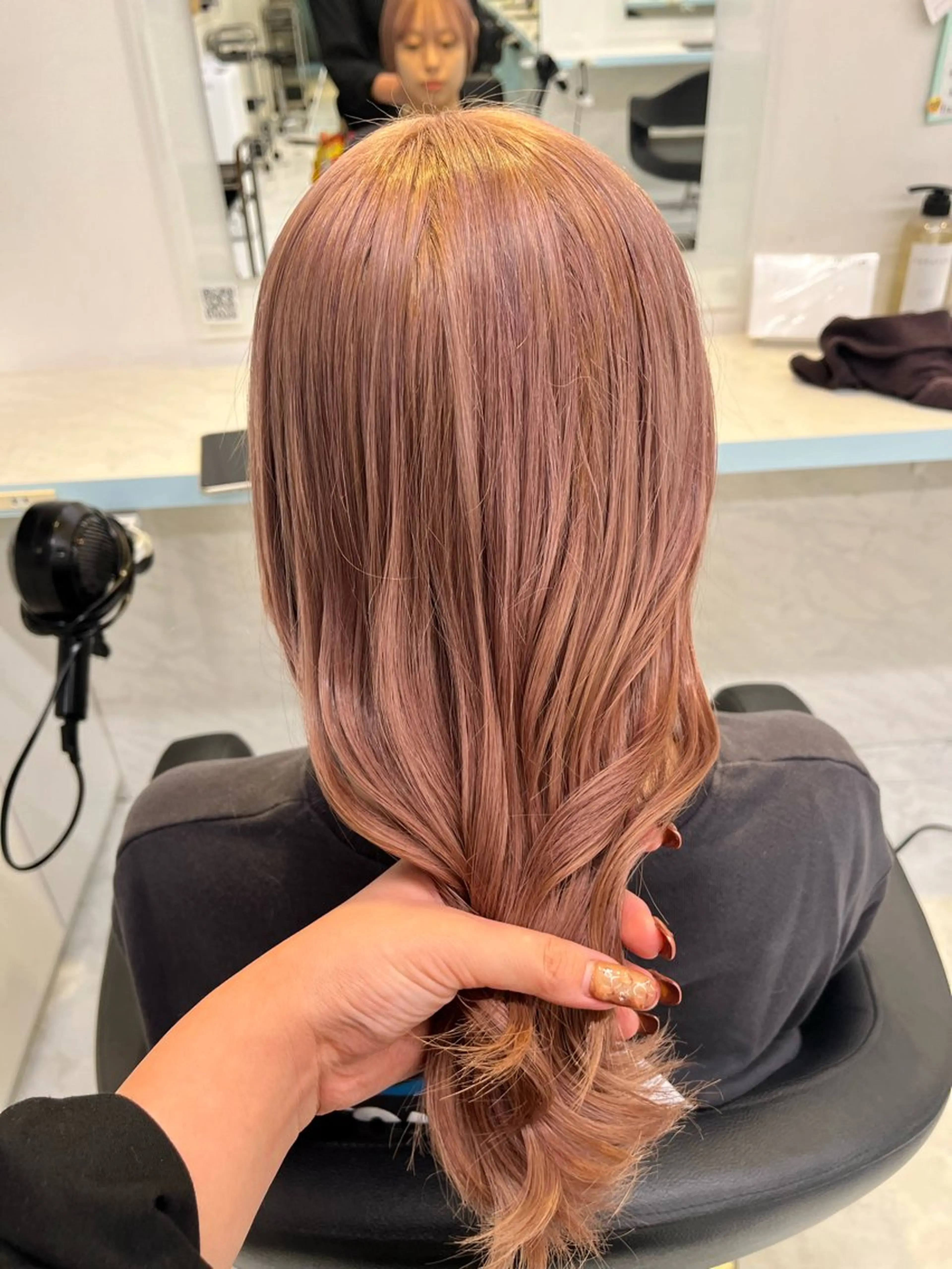 セミロング カラー ヘアアレンジ 愛されカラー🩷 はるなのヘアスタイル