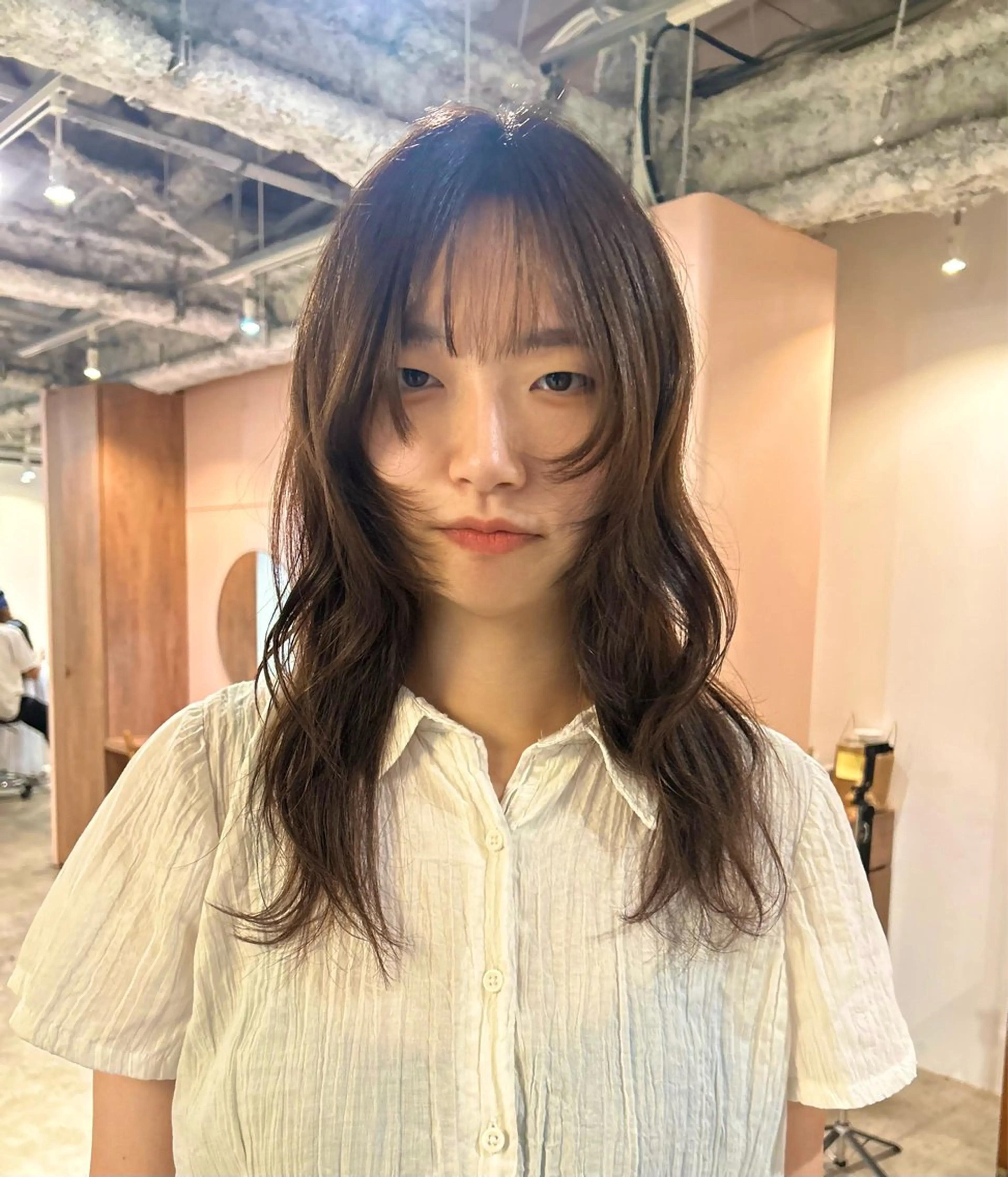 ロング カラー ヘアアレンジ レイヤーカット カット ヘアカラー 🎀suzuna 透明感colorのヘアスタイル