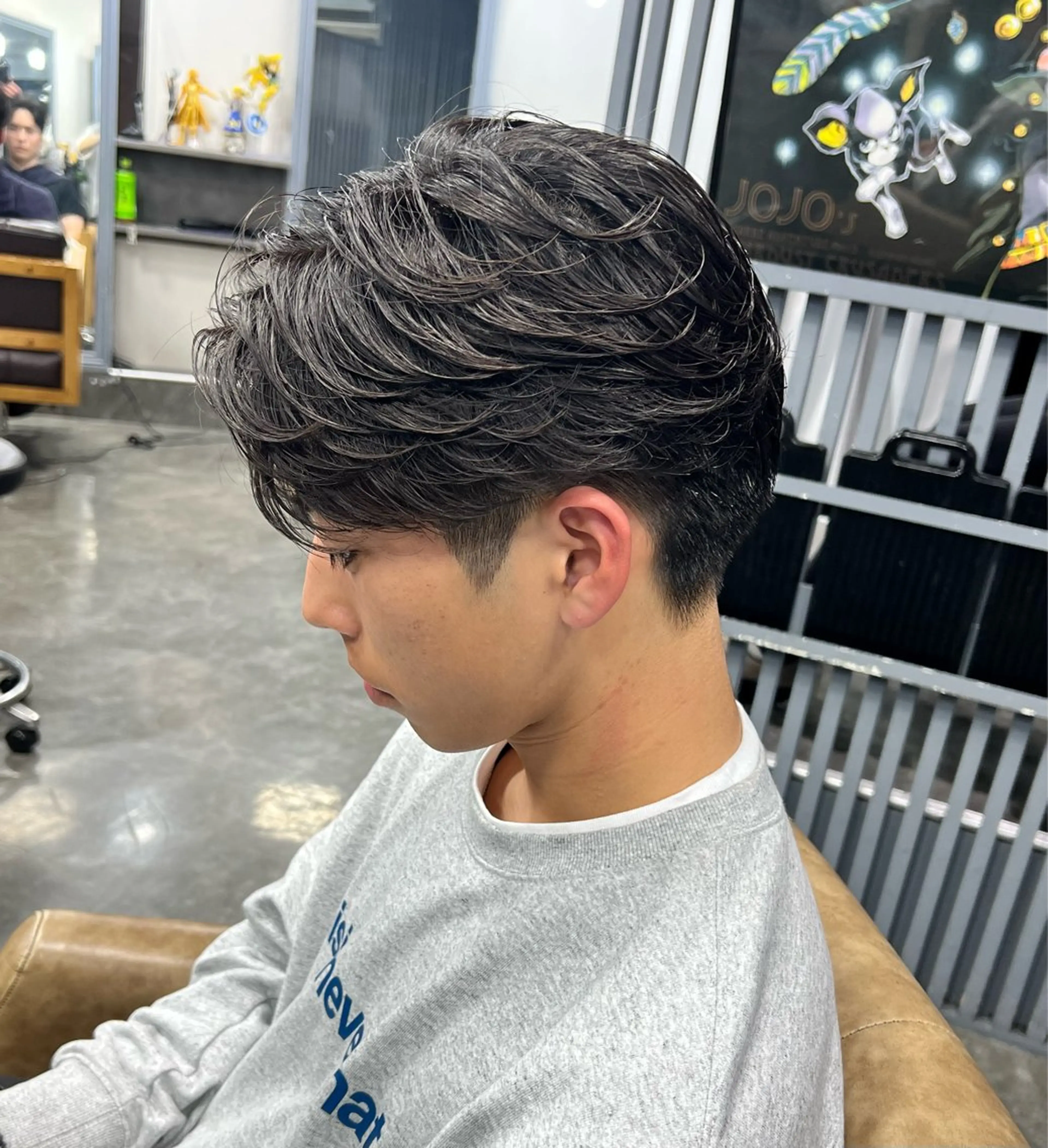 ショート カット パーマ 梅田/パーマ特化/ メンズパーマ/一色翔のヘアスタイル