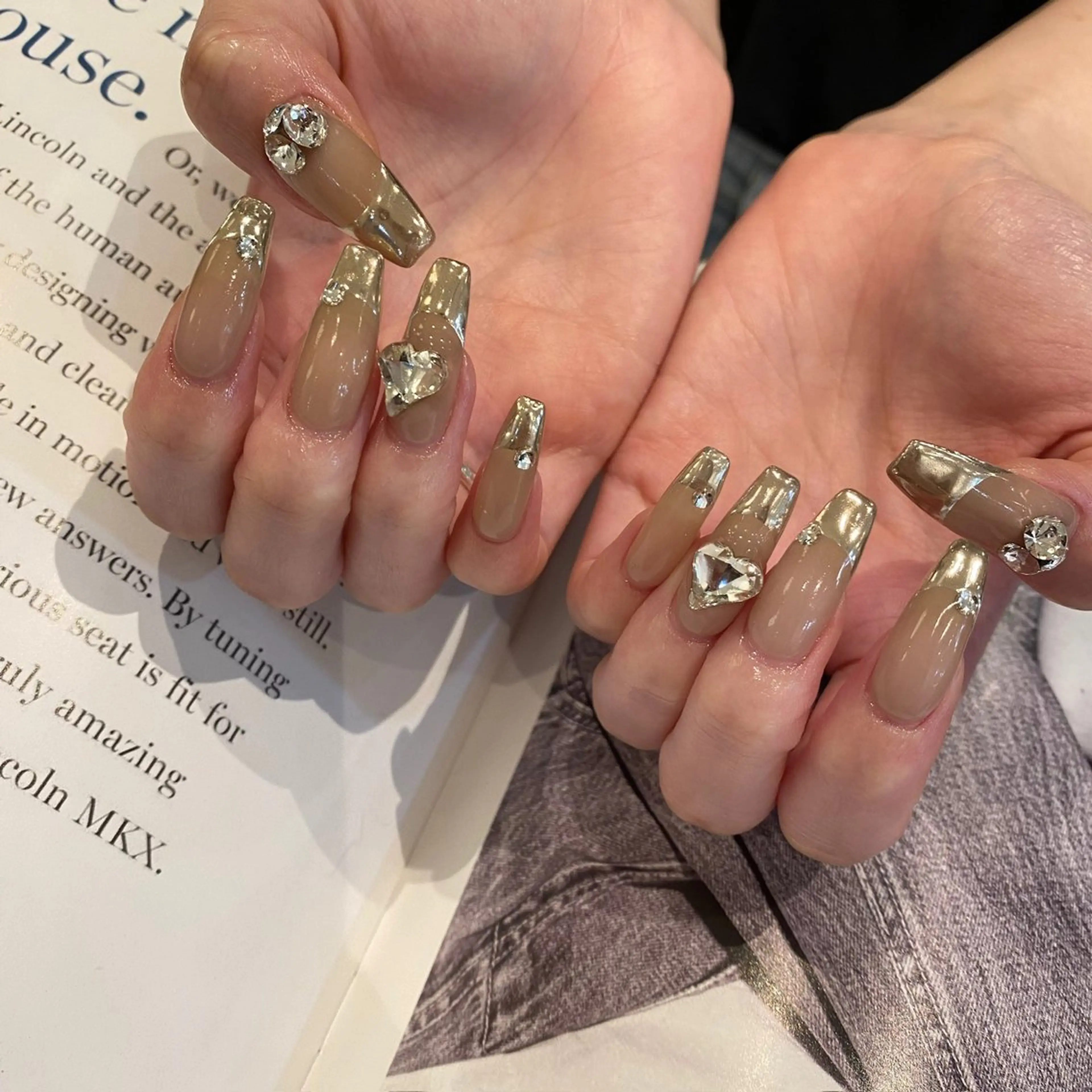 ネイル フレンチネイル ハンドネイル Allure小山店 アミのネイルデザイン