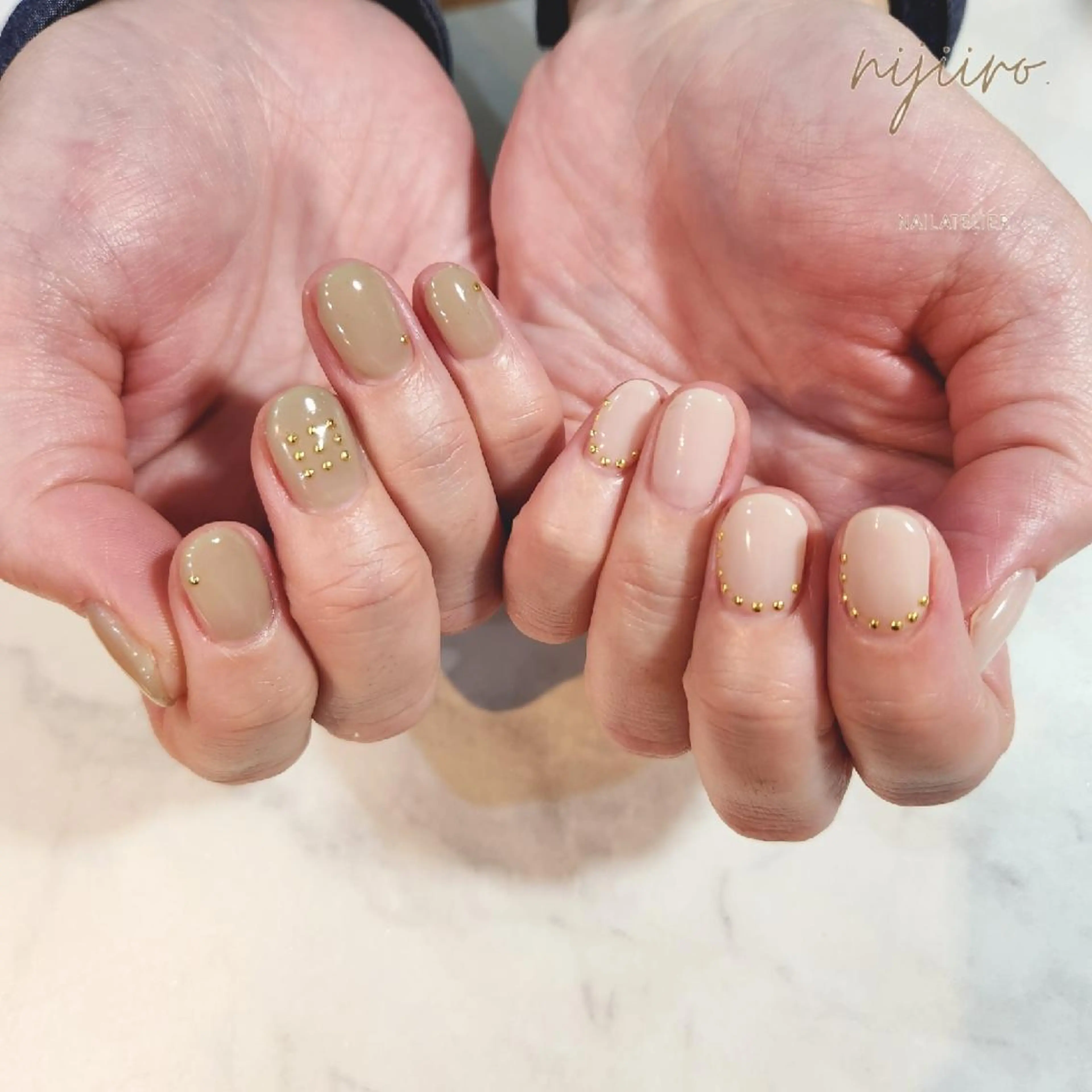 ネイル ハンドネイル nailatelier nijiiro.所属・nijiiro🌈 サトウのネイルデザイン