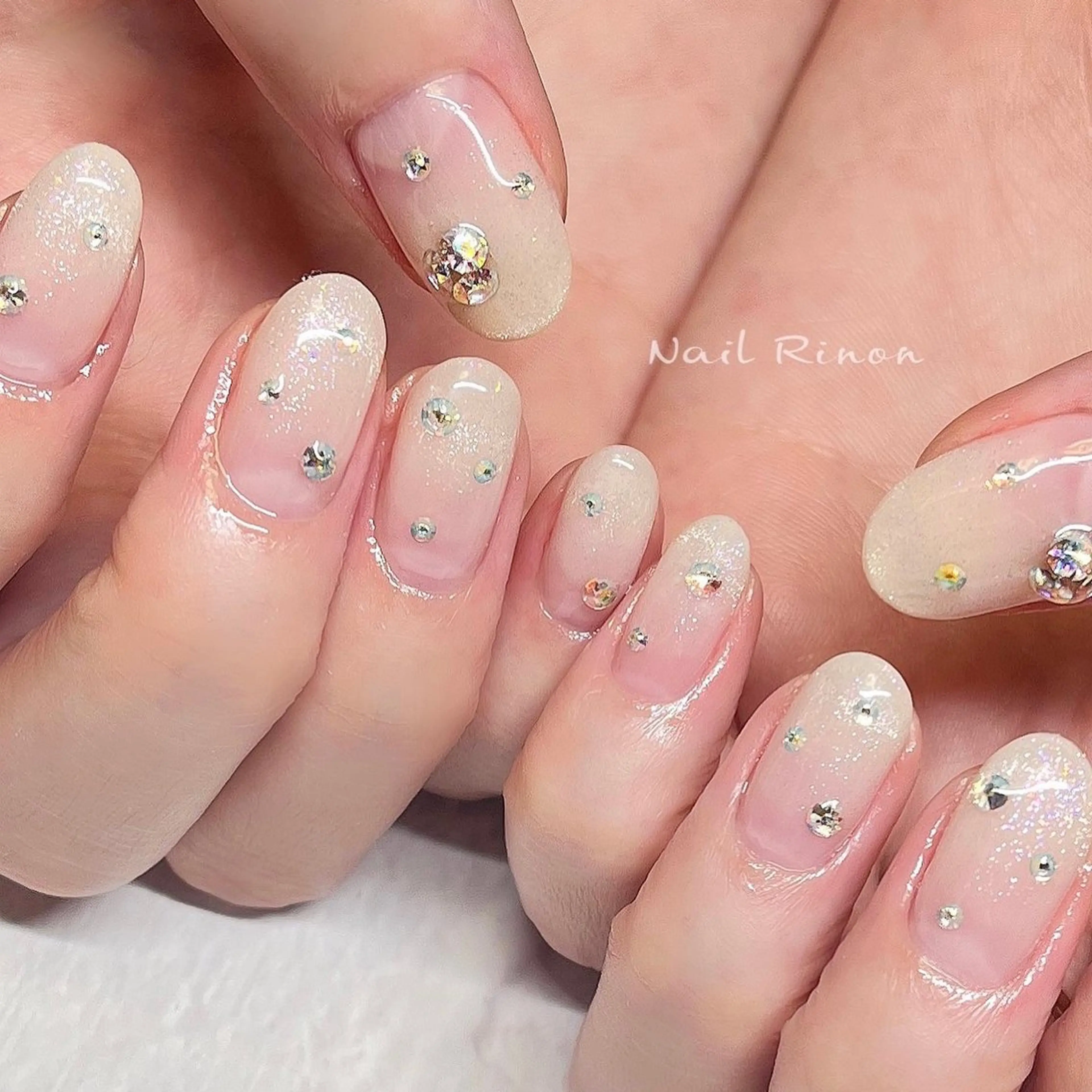 ネイル マグネットネイル ハンドネイル Nail Rinonのネイルデザイン