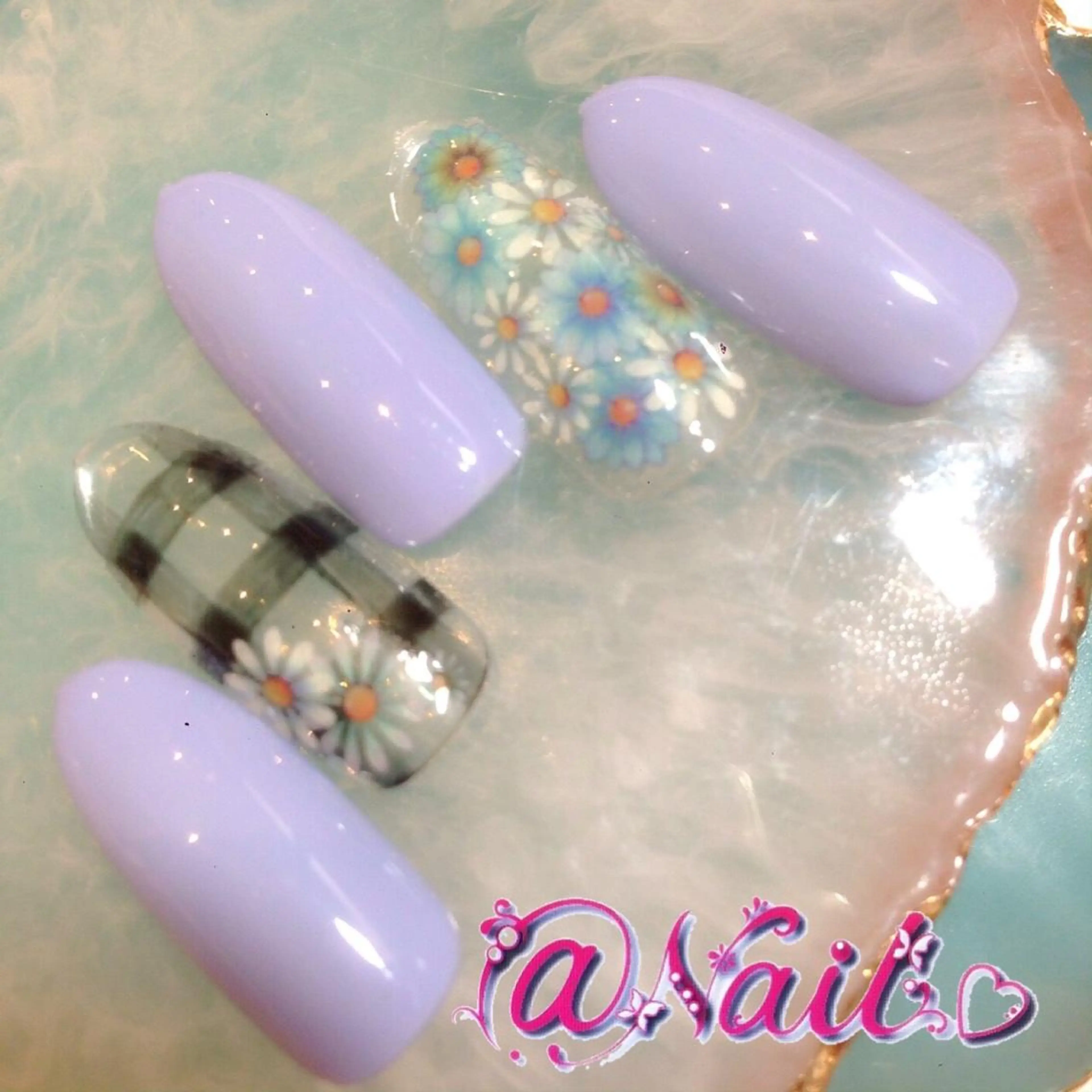 ネイル ネイルチップ 小尾 栞のネイルデザイン