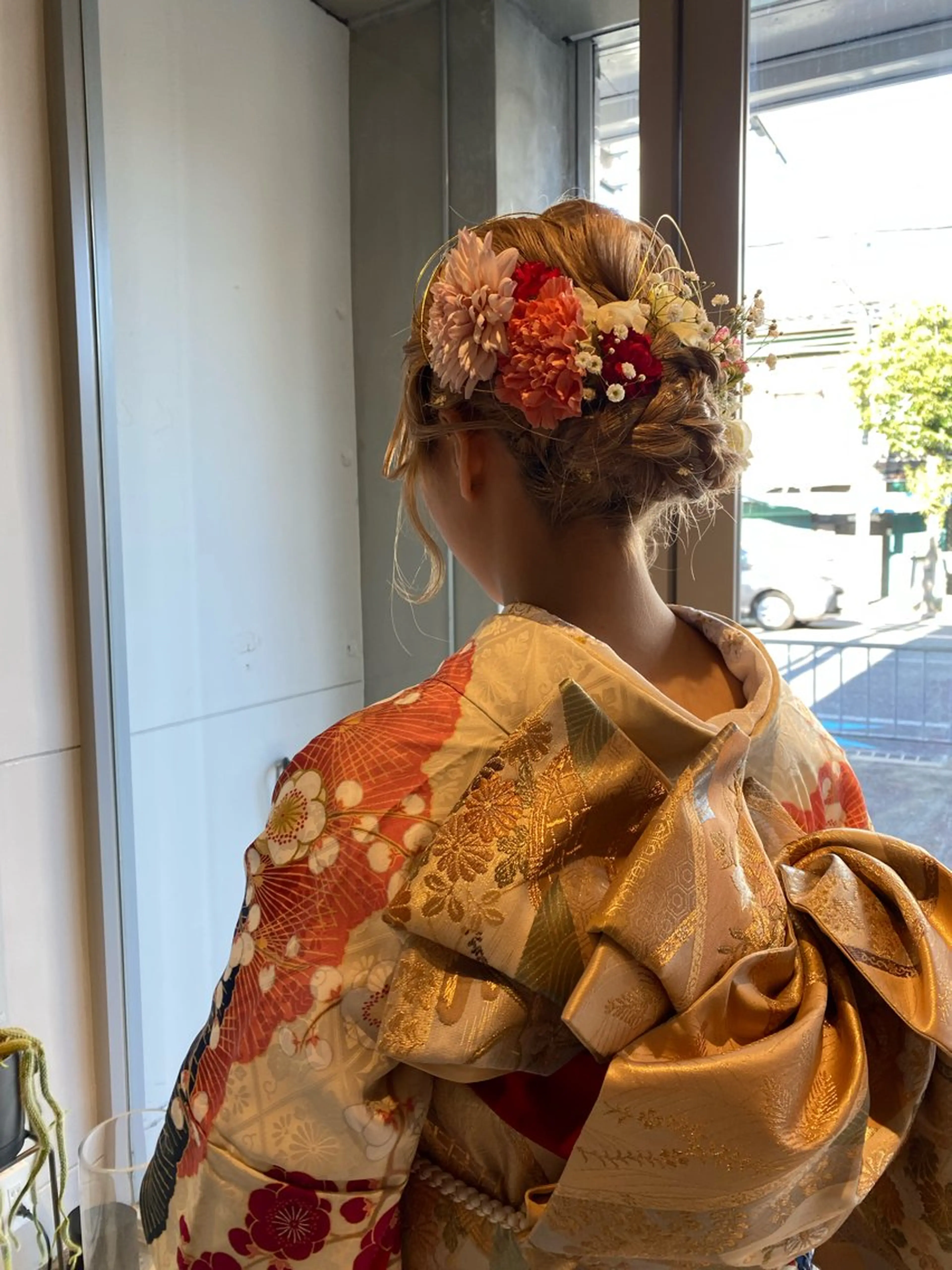 ロング レイヤーカット/ ダブルカラーサクライのヘアスタイル