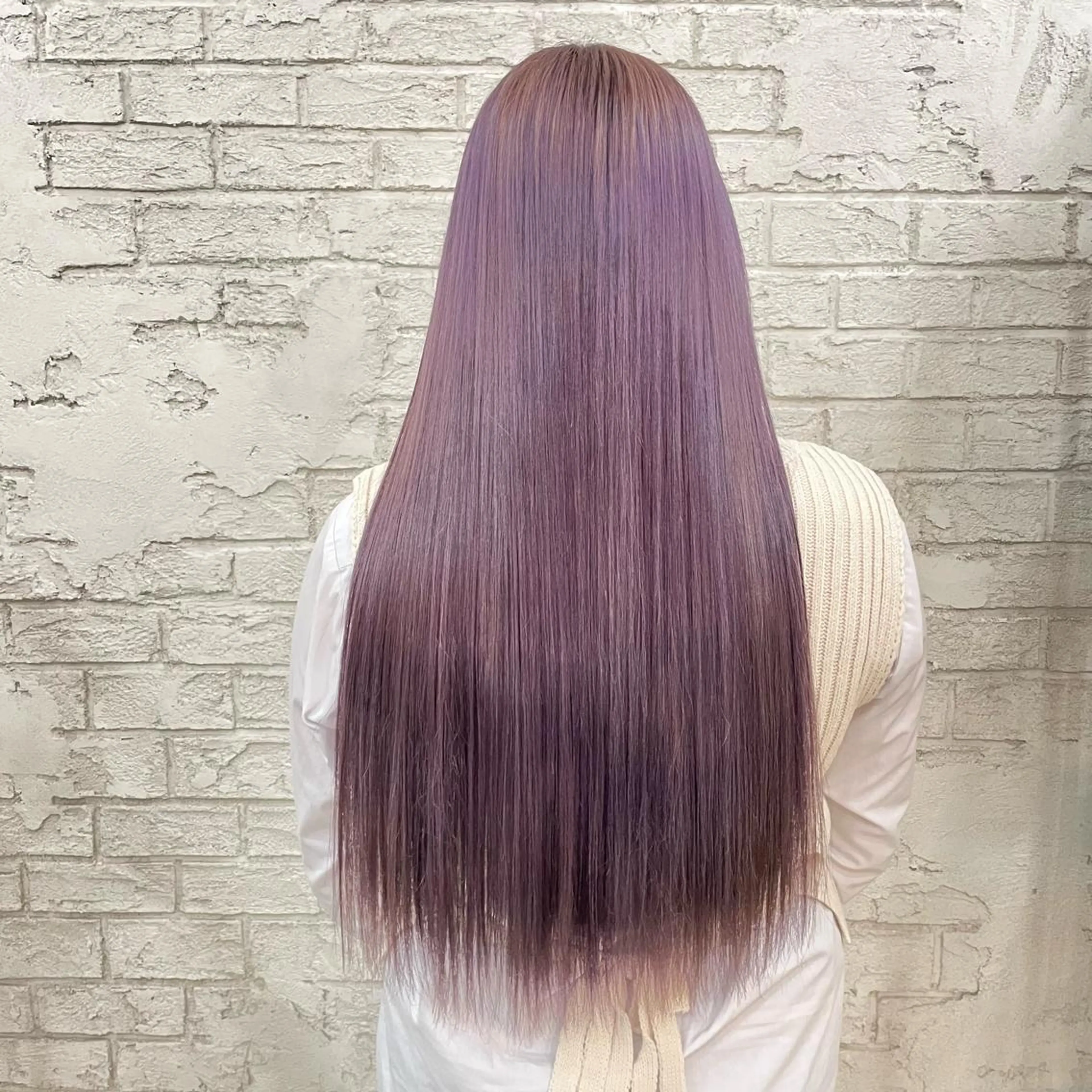 ロング カラー ヘアカラー 🎀韓国系ハイトーン カラーYoko🎀のヘアスタイル