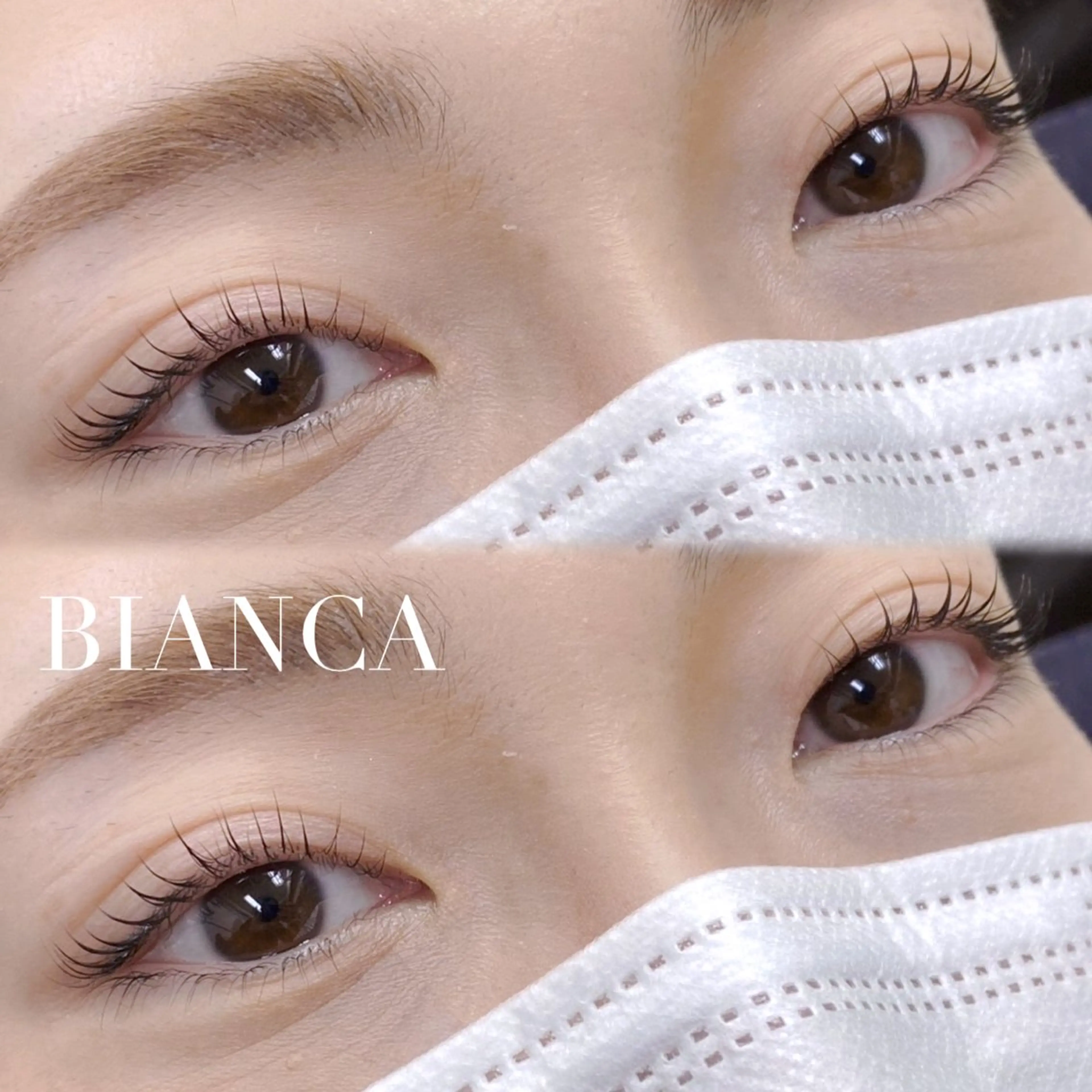 マツエク・マツパ まつげパーマ 下まつげエクステ マツパ Bianca 立川 Ishida🎀のマツエク・マツパデザイン