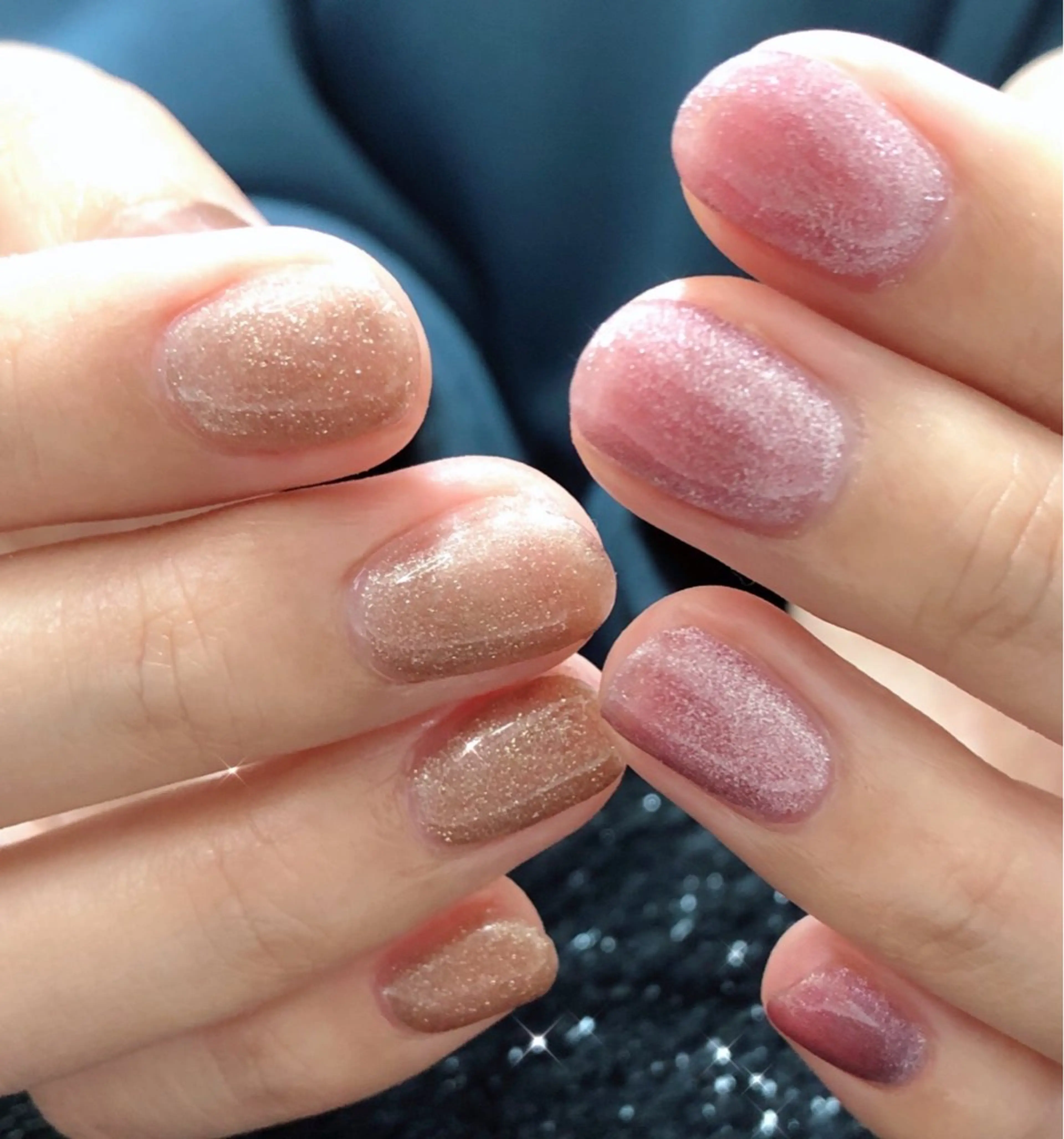 ネイル フレンチネイル ジェルネイル ガラスフレンチ グラデーション 韓国ネイル 大門浜松町 ネイルのネイルデザイン