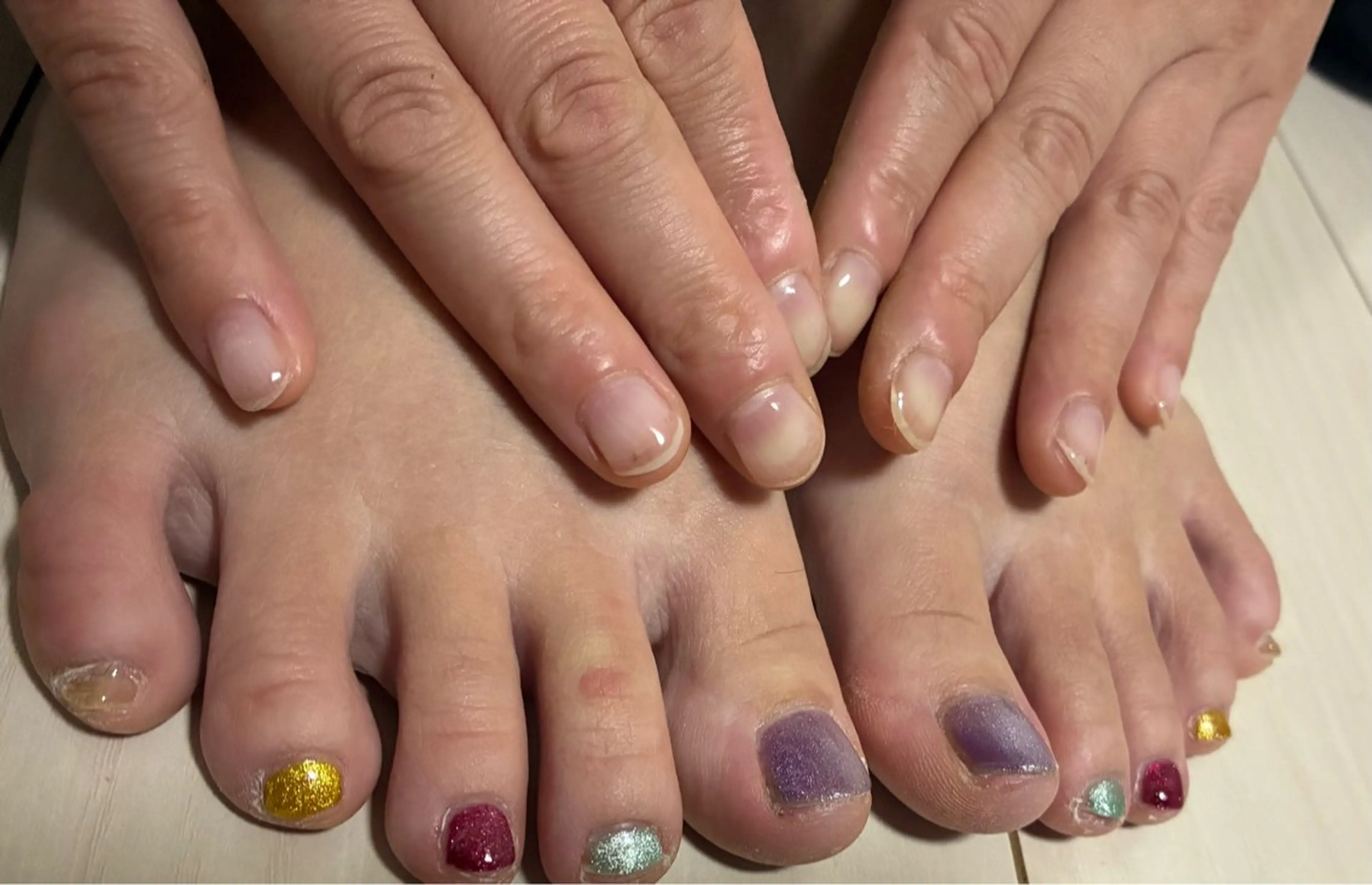 ネイル フットネイル フットネイル M&Y nailsalonのネイルデザイン