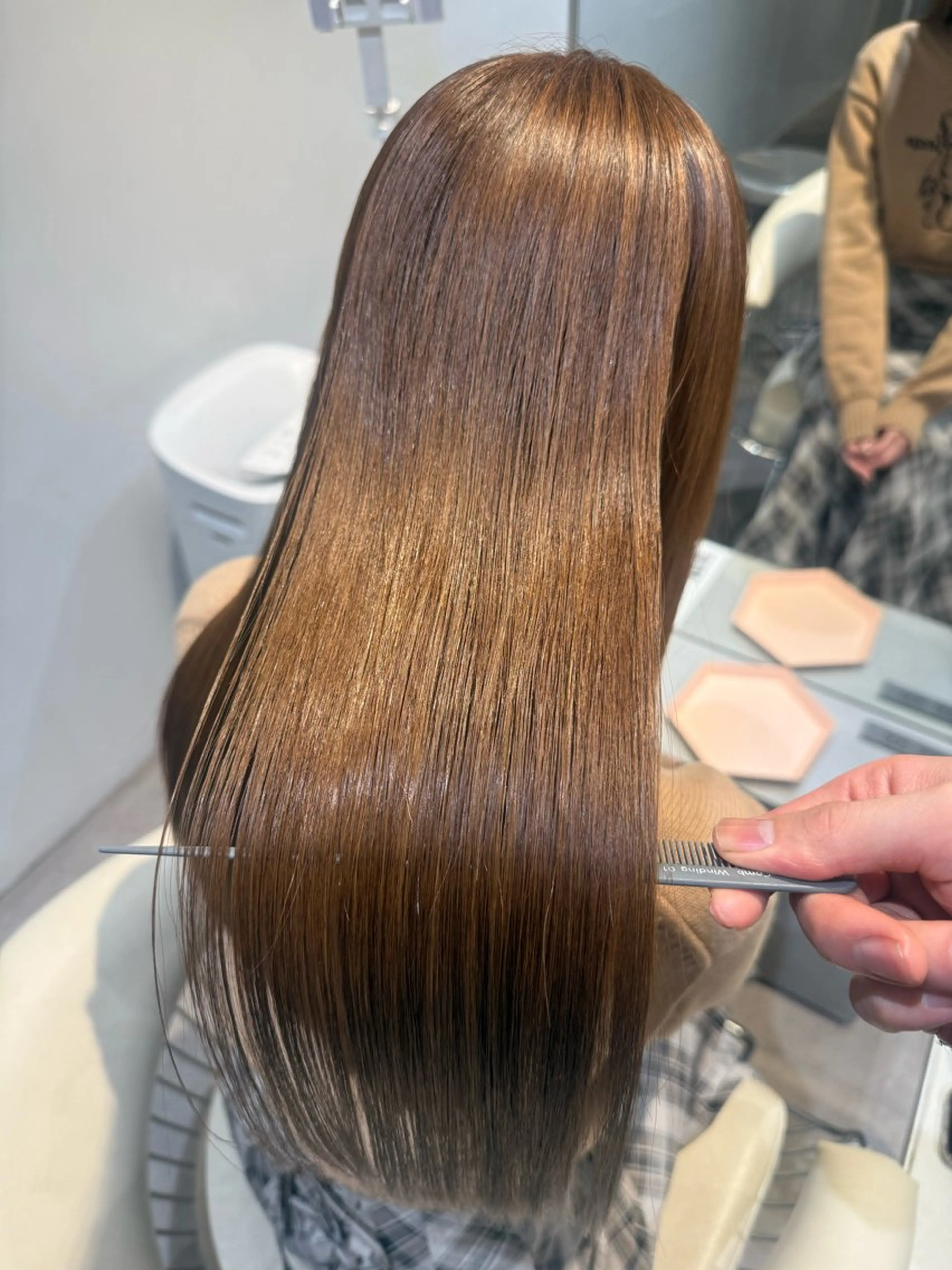 ロング カラー ベージュカラー 透明感カラー 髪質改善 トリートメント カット ヘアカラー トリートメント 💎透明感カラー特化 💎TAISEIのヘアスタイル