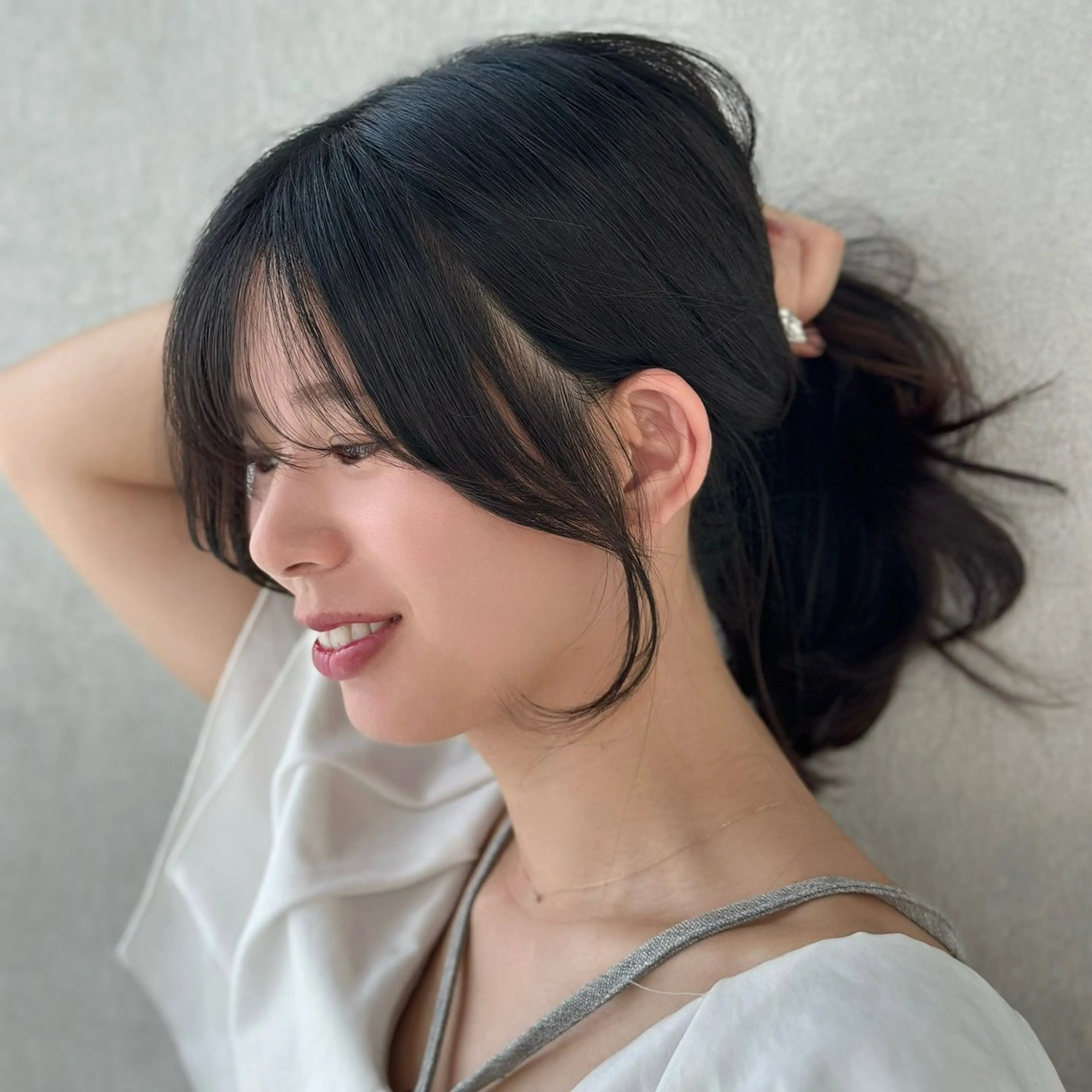 セミロング カラー パーマ ヘアアレンジ カット ヘアカラー トリートメント FERiCIA.  表参道所属・レイヤーカット 🪄吉野翔悟のヘアスタイル