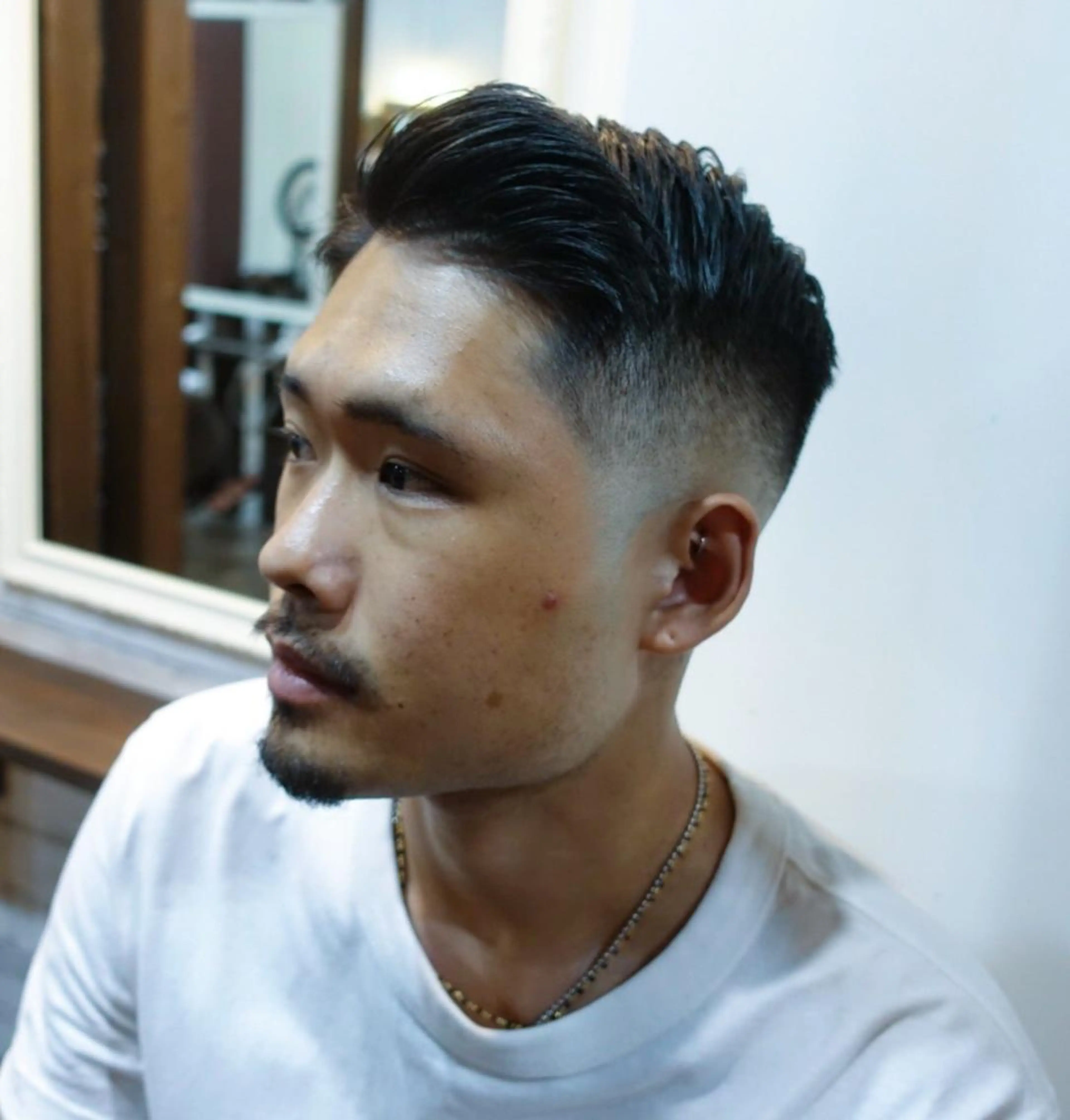 ショート パーマ メンズ 髪質改善🇰🇷 レイヤーカット/梅田のヘアスタイル