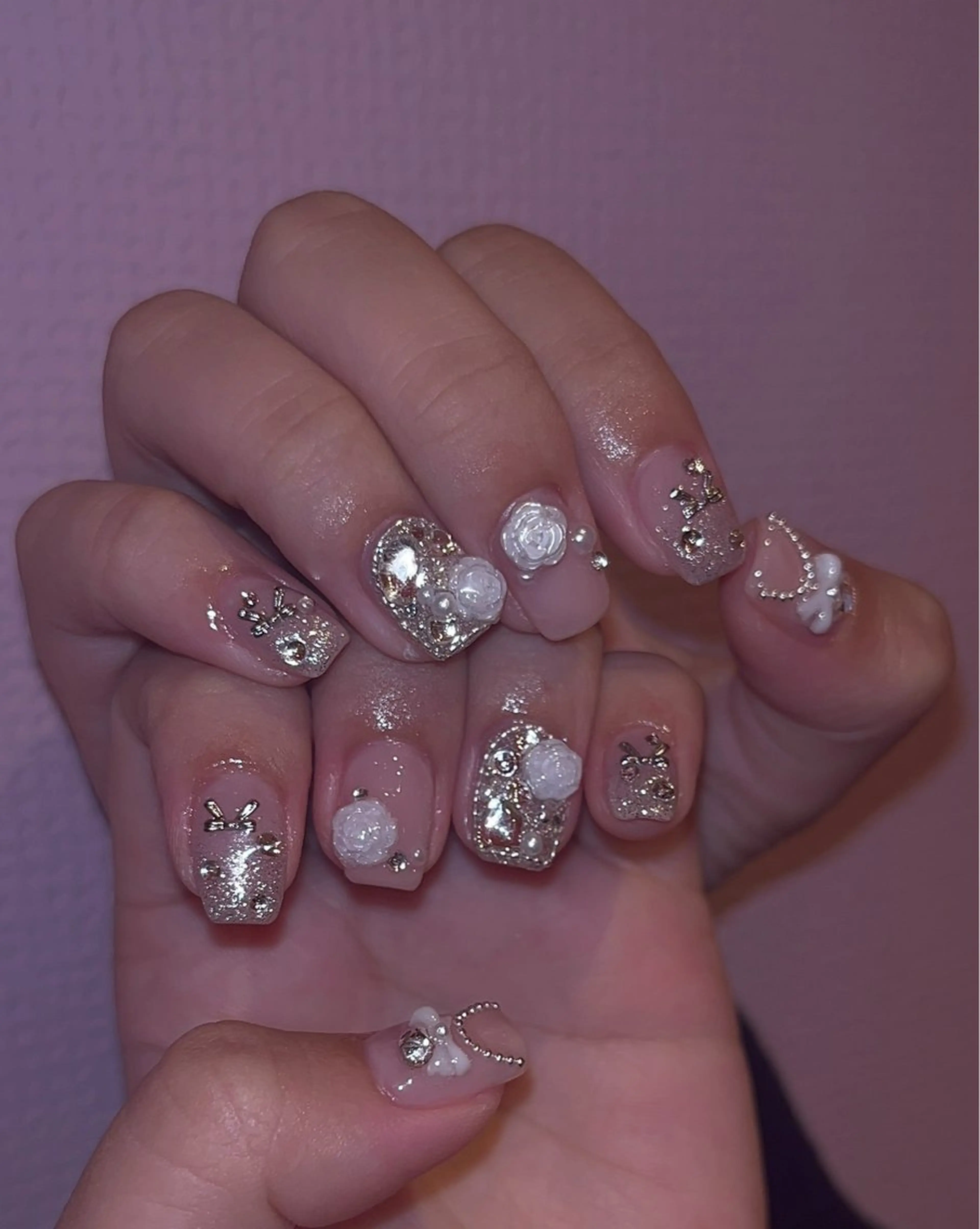 ネイル アートネイル ロングネイル ♡ KAEDE ♡のネイルデザイン