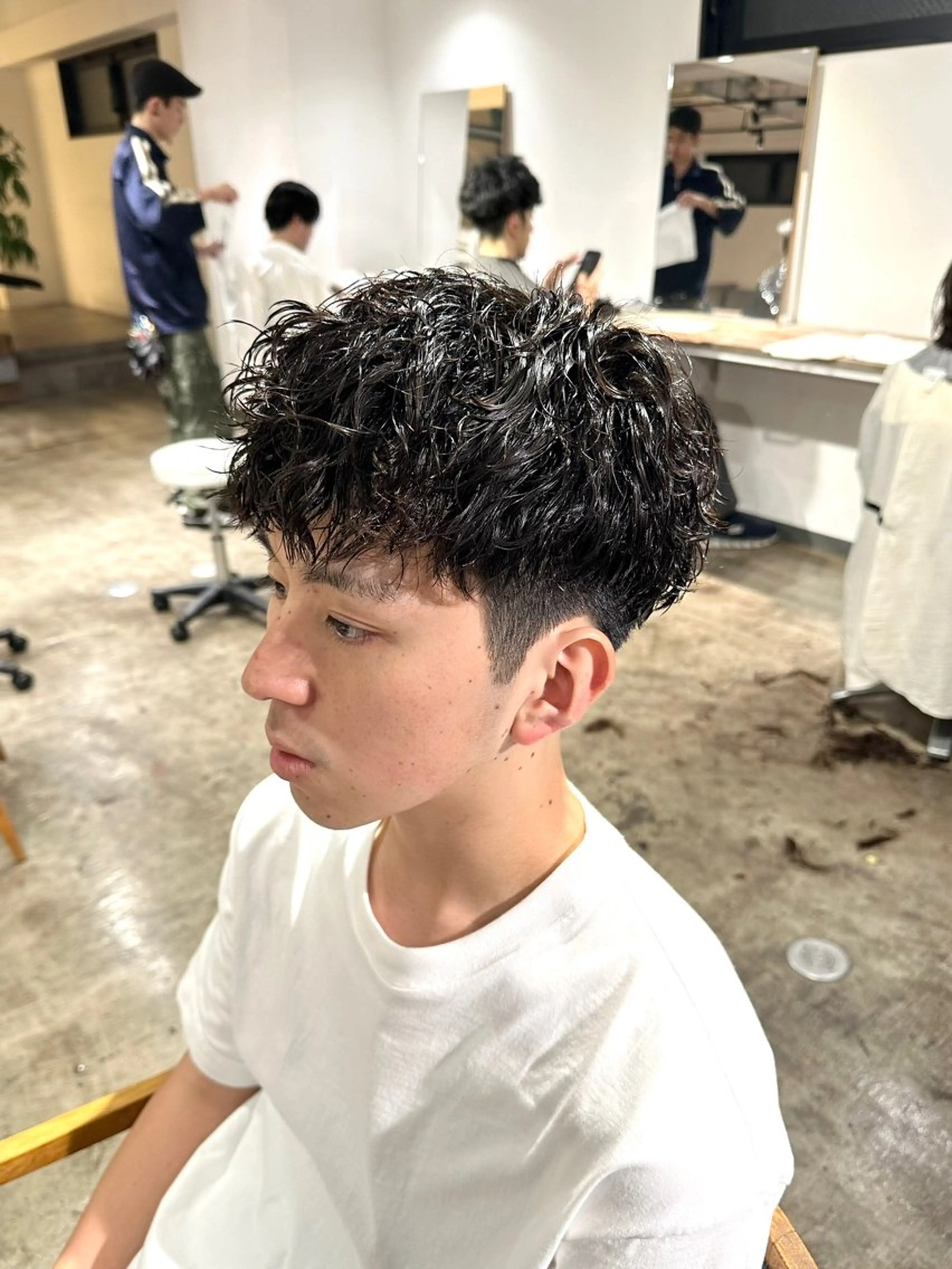 パーマ メンズ メンズパーマ カット パーマ トリートメント 骨格補正施術/メンズ 専門美容師/YUYAのヘアスタイル