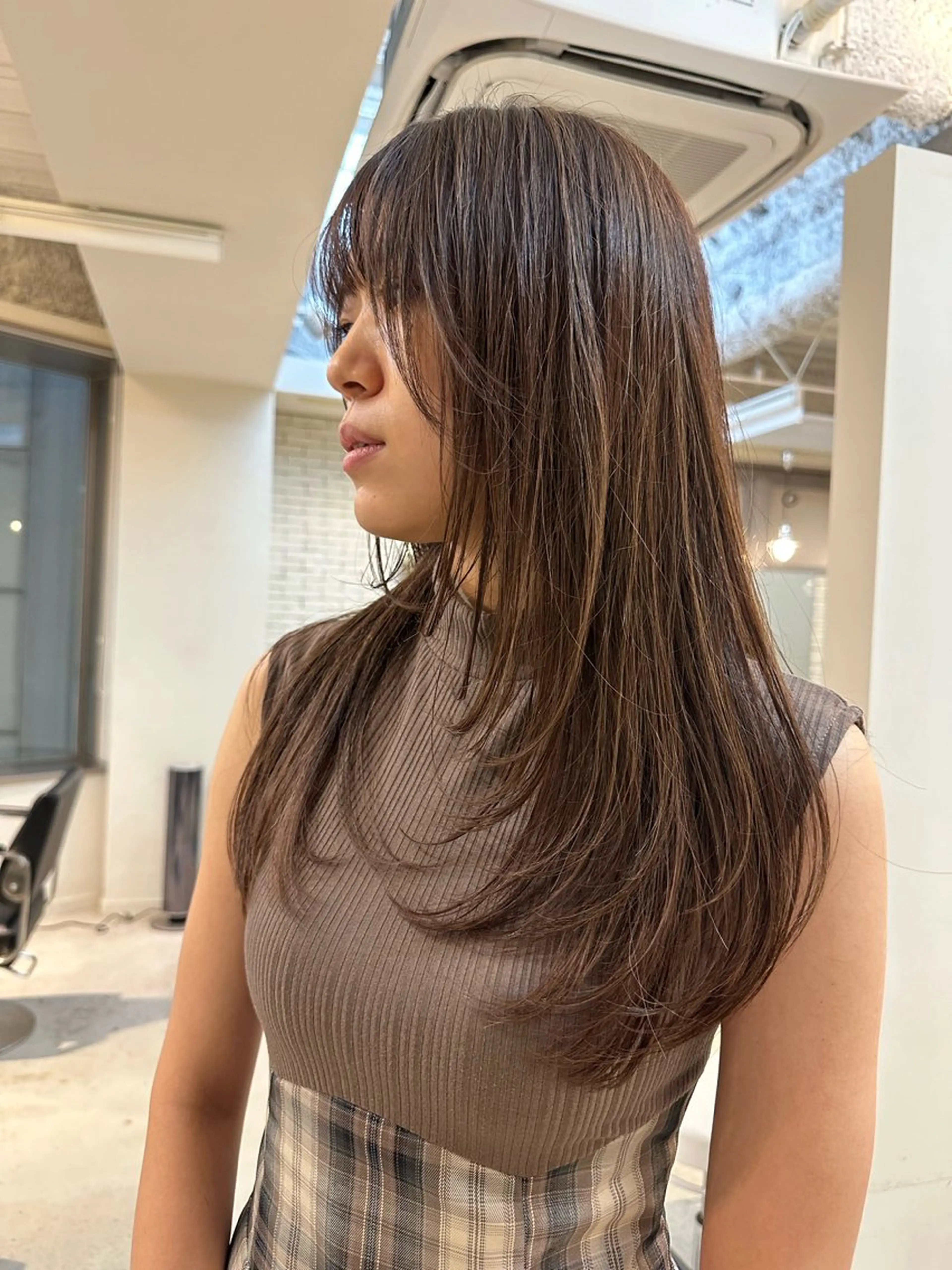 ロング 韓国風ヘア レイヤーカット 町田/透け感/透明感 Shibuのヘアスタイル