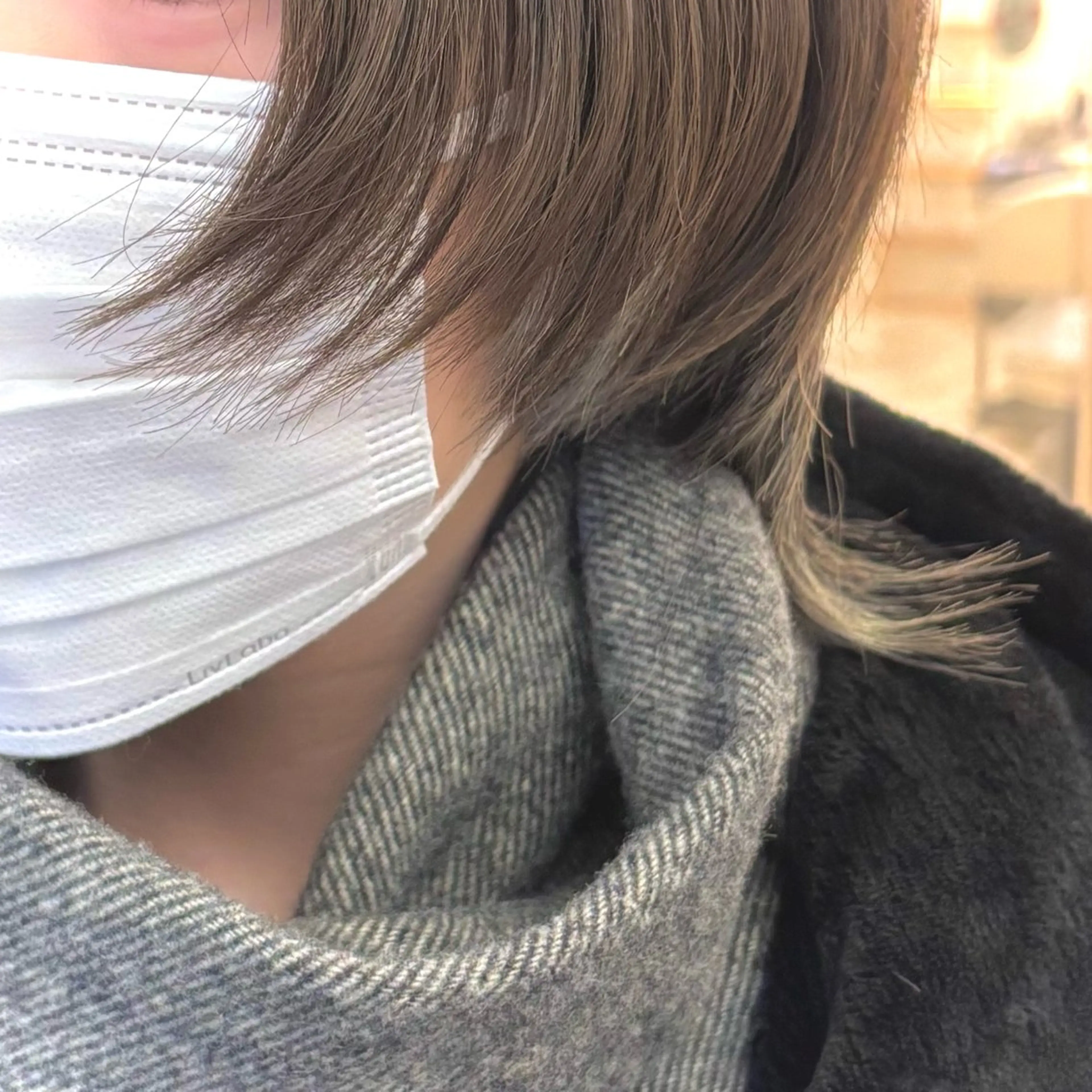 ショート 顔周りカット ウルフカット カット トリートメント かどたはるな レイヤー/パーマのヘアスタイル