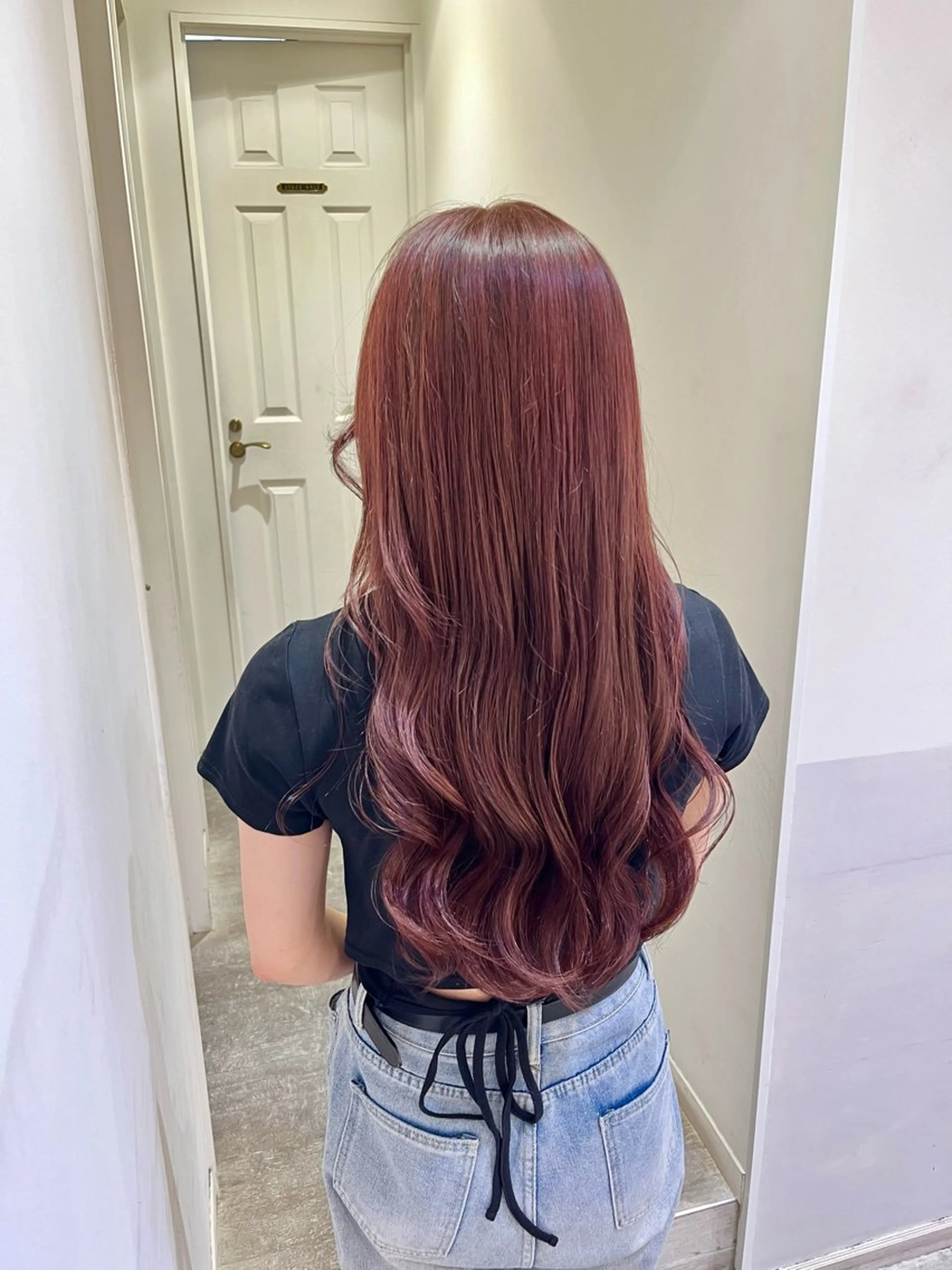 カラー ブラウンカラー ピンクカラー エクステ🎀 暖色カラー🎀amiのヘアスタイル