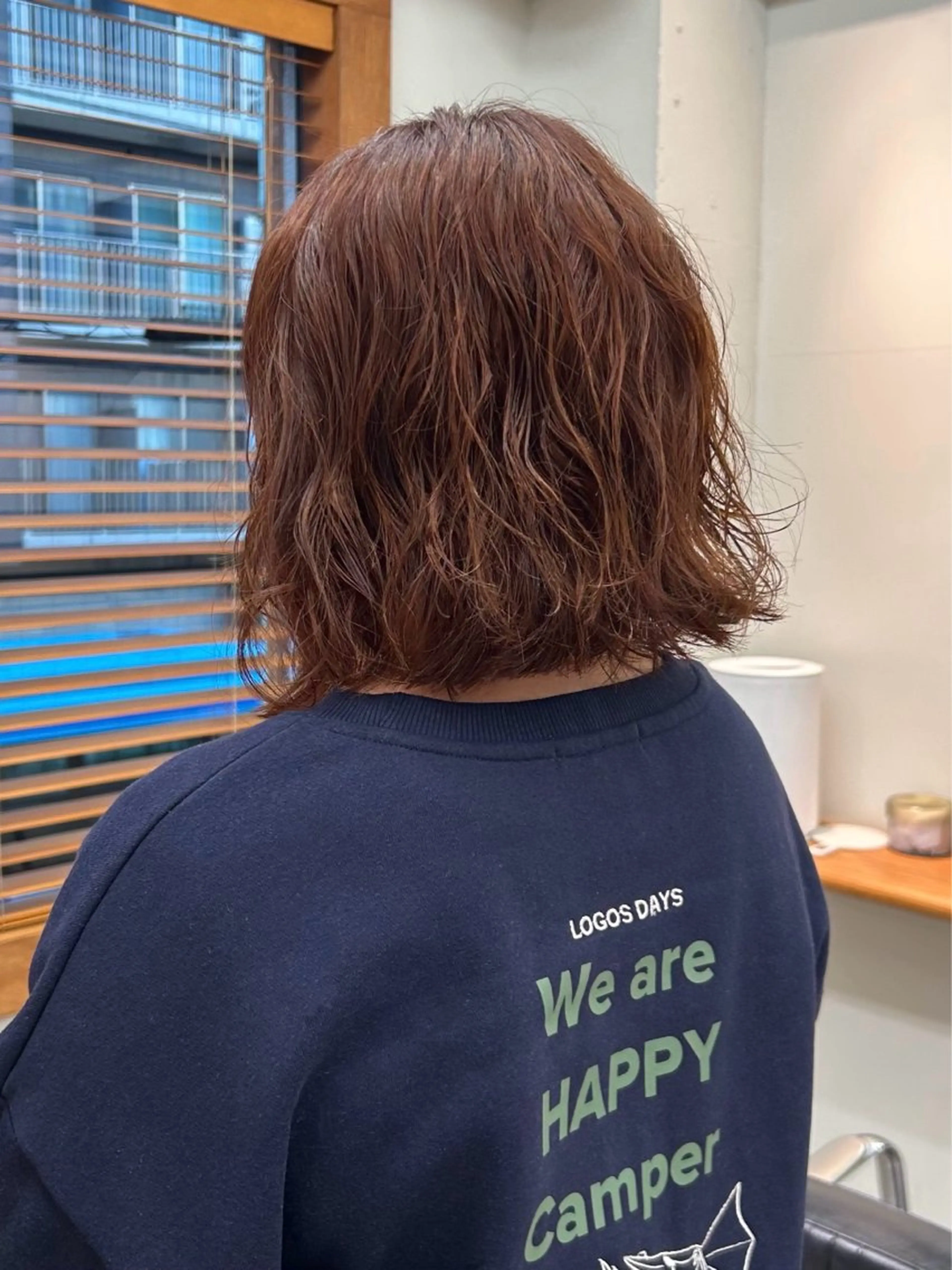 ミディアム パーマ ENIEN MAKE'S 立川所属・綾/ベージュカラー /パーマ🩰のヘアスタイル