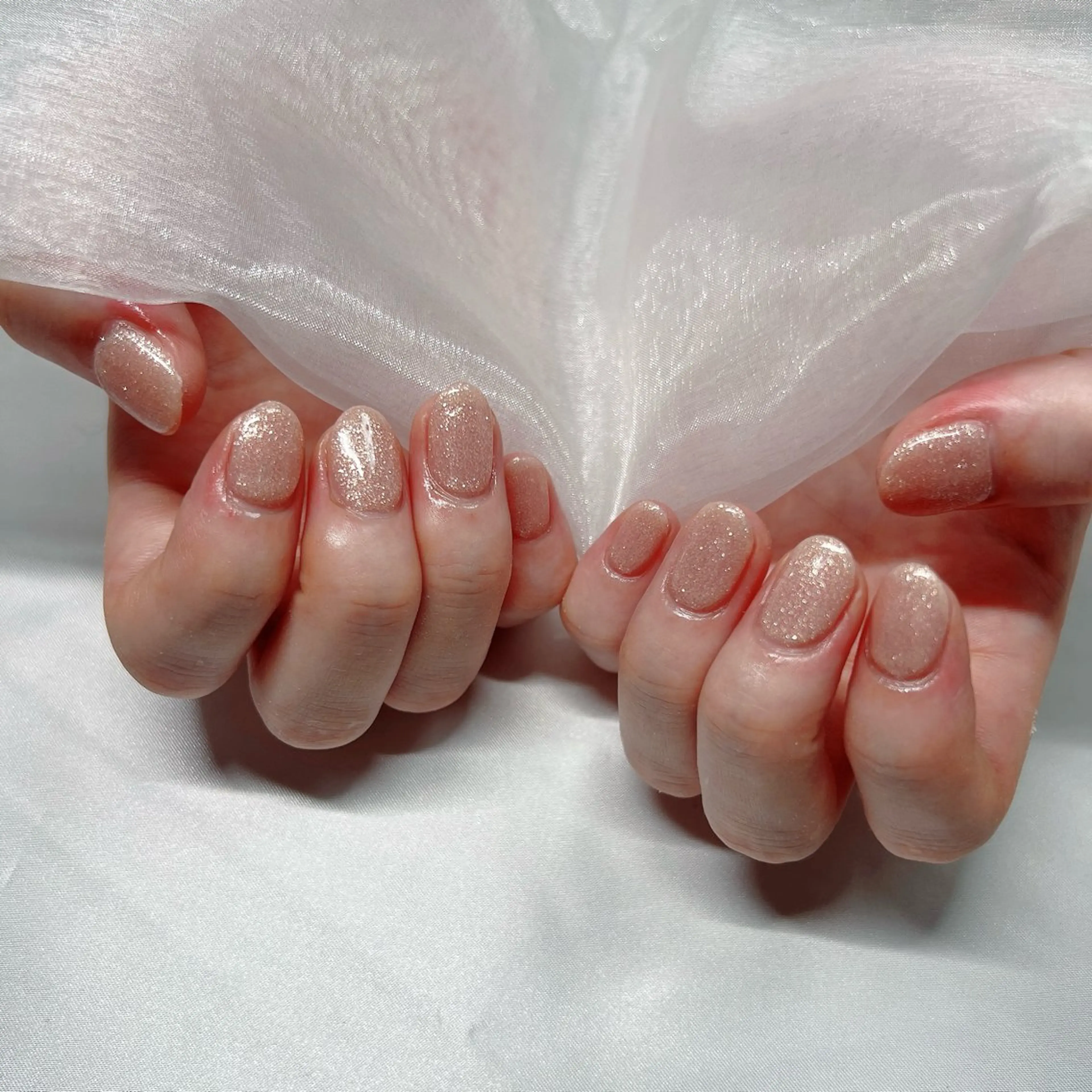 ネイル ジェルネイル 韓国ネイル ラメ(グリッター) マグネットネイル ミラーネイル ハンドネイル -nail salon-Reward所属・nail salon Rewardのネイルデザイン