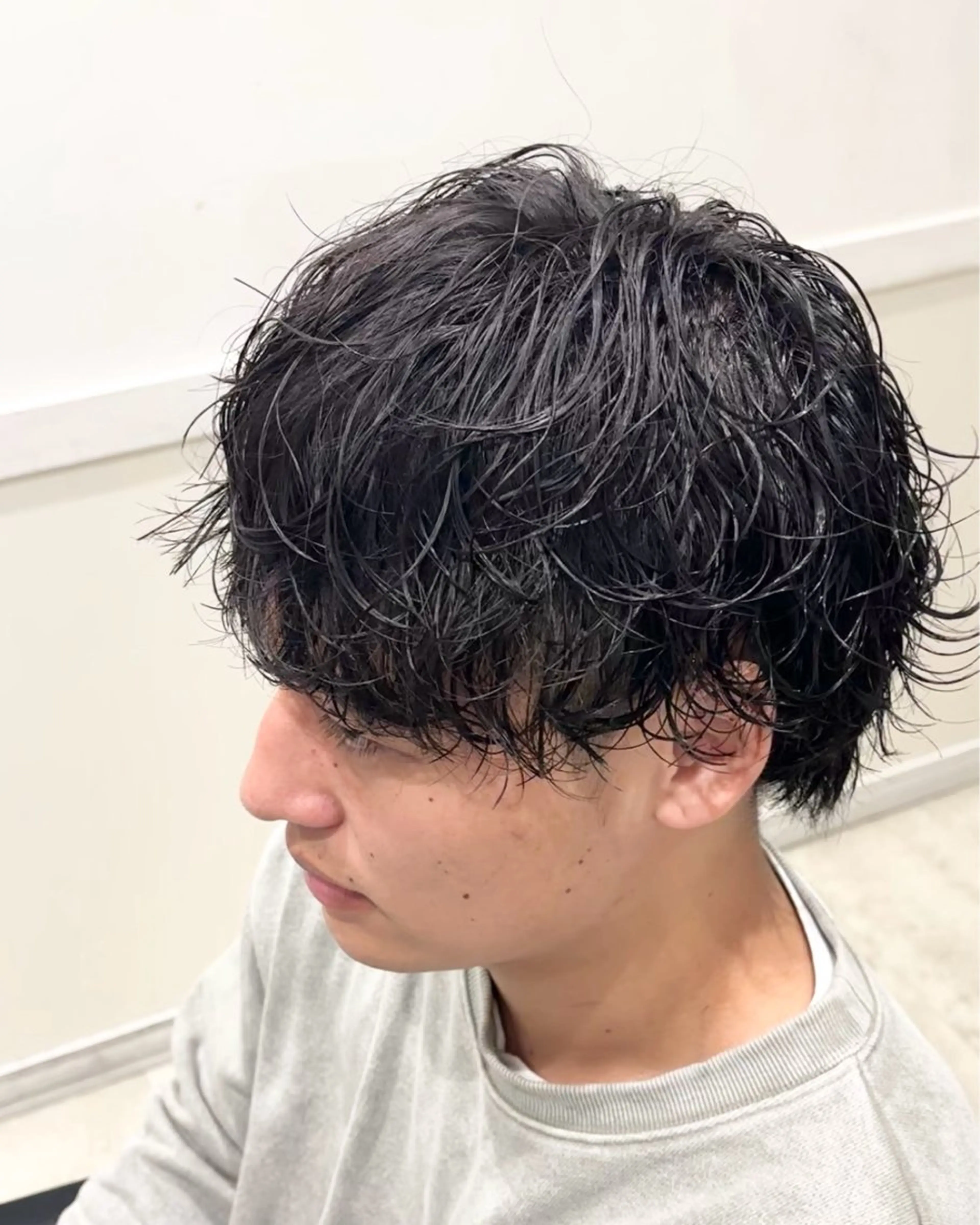 ショート パーマ メンズ クセを最大限に活かす メンズパーマ奈良大祐のヘアスタイル