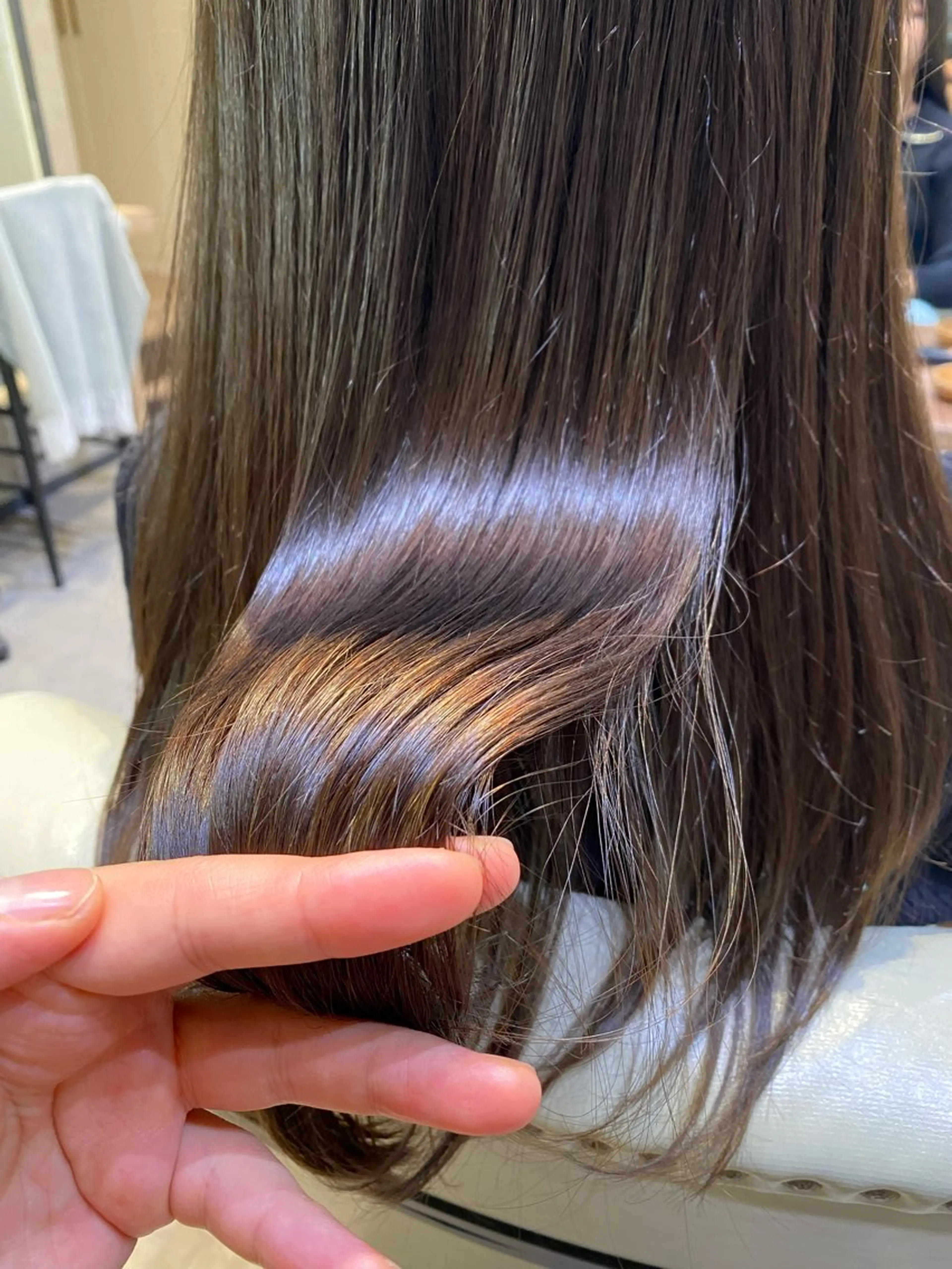 ロング カラー ヘアカラー トリートメント 新宿 / Aujua ｿﾑﾘｴ🫧森田涼介のヘアスタイル