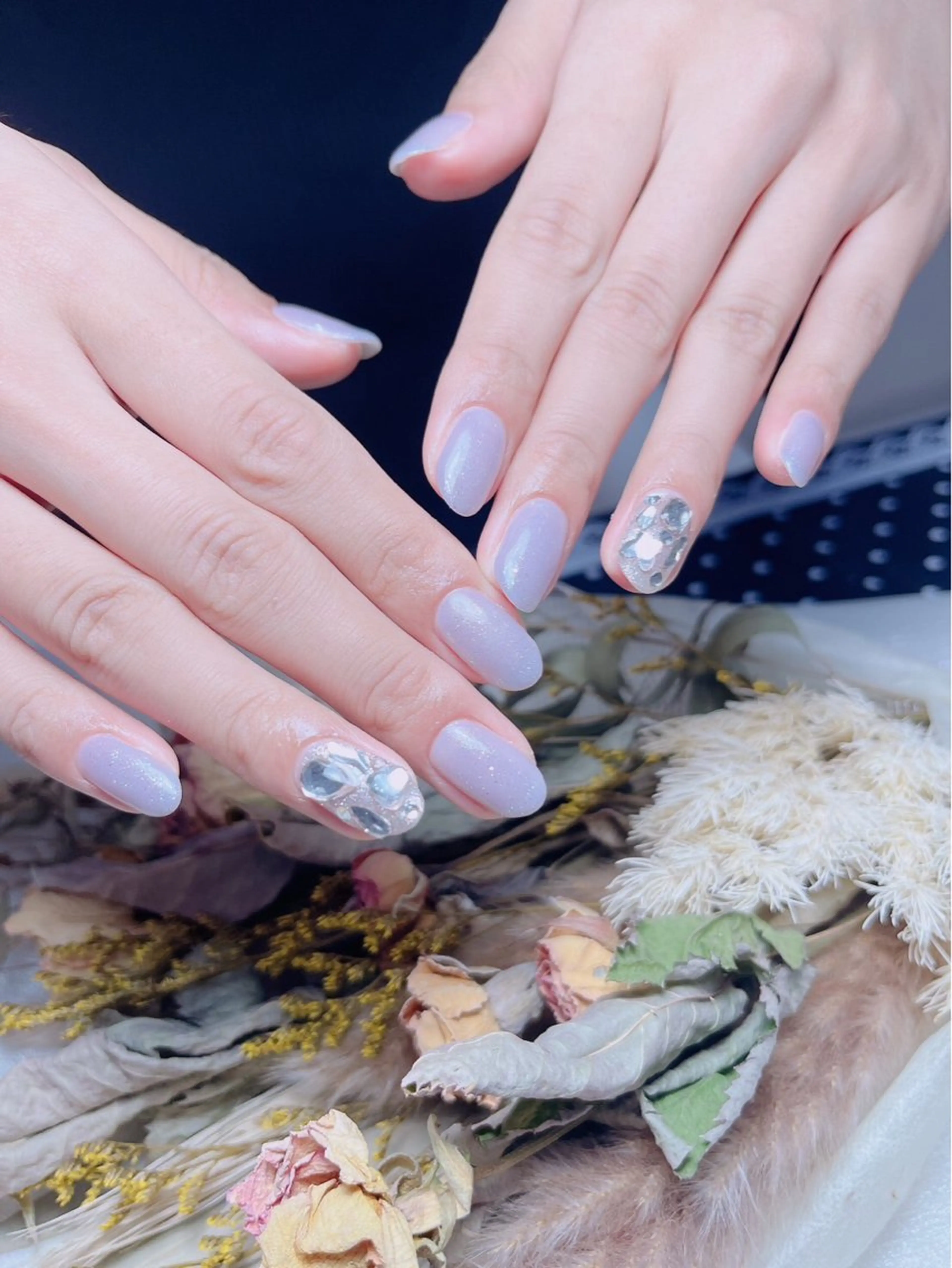 💖2本埋め尽くし➕ワンカラー　メンズok❣️ソフトジェルオフ込みの写真