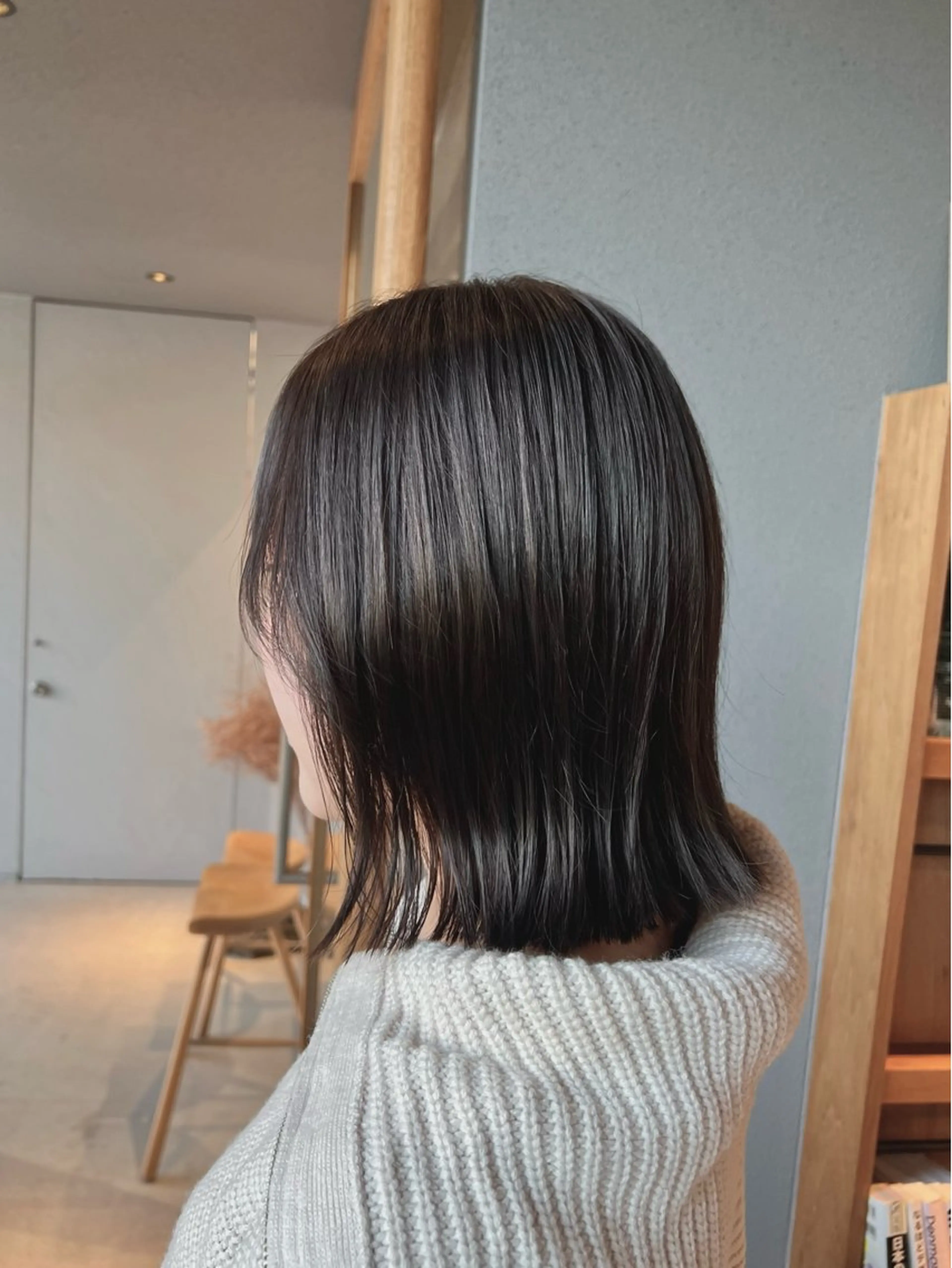 ミディアム 外ハネヘア duft. cocoroのヘアスタイル