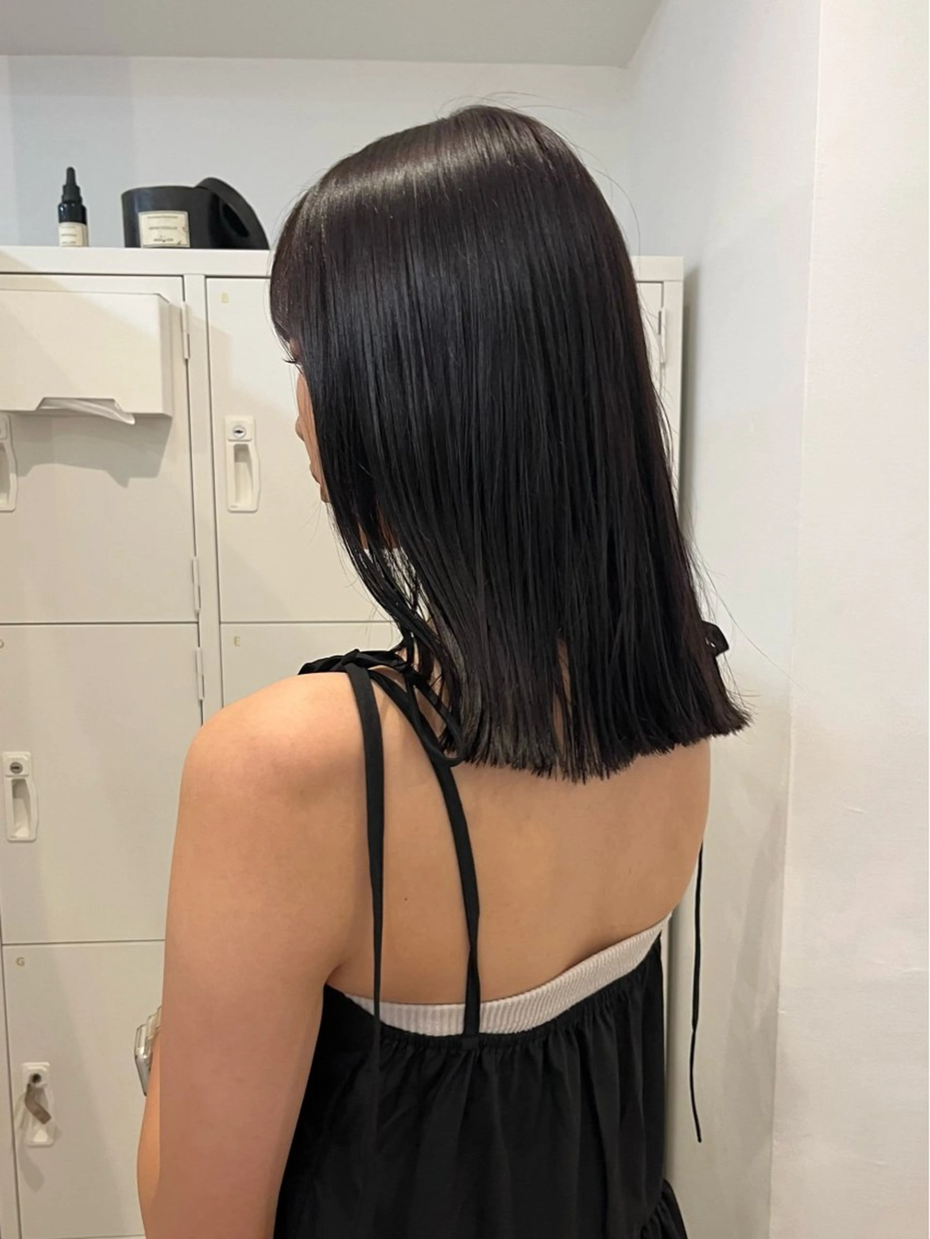 【 汗や湿気でポワポワ広がる方に☝🏻◎ 】　髪質改善ストレート＋カットの写真