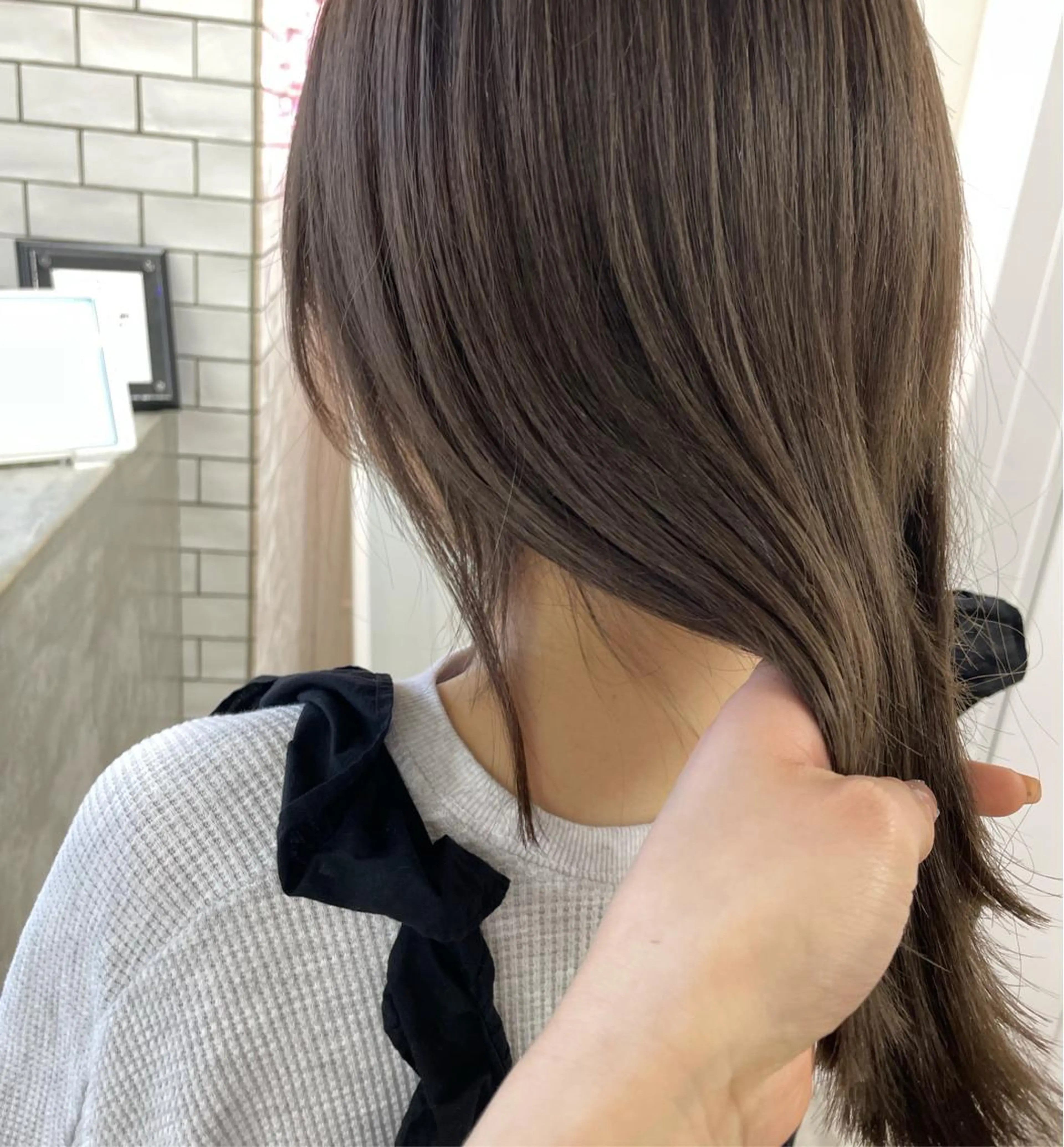 セミロング カラー ベージュカラー Hana ♡ marshu梅田のヘアスタイル