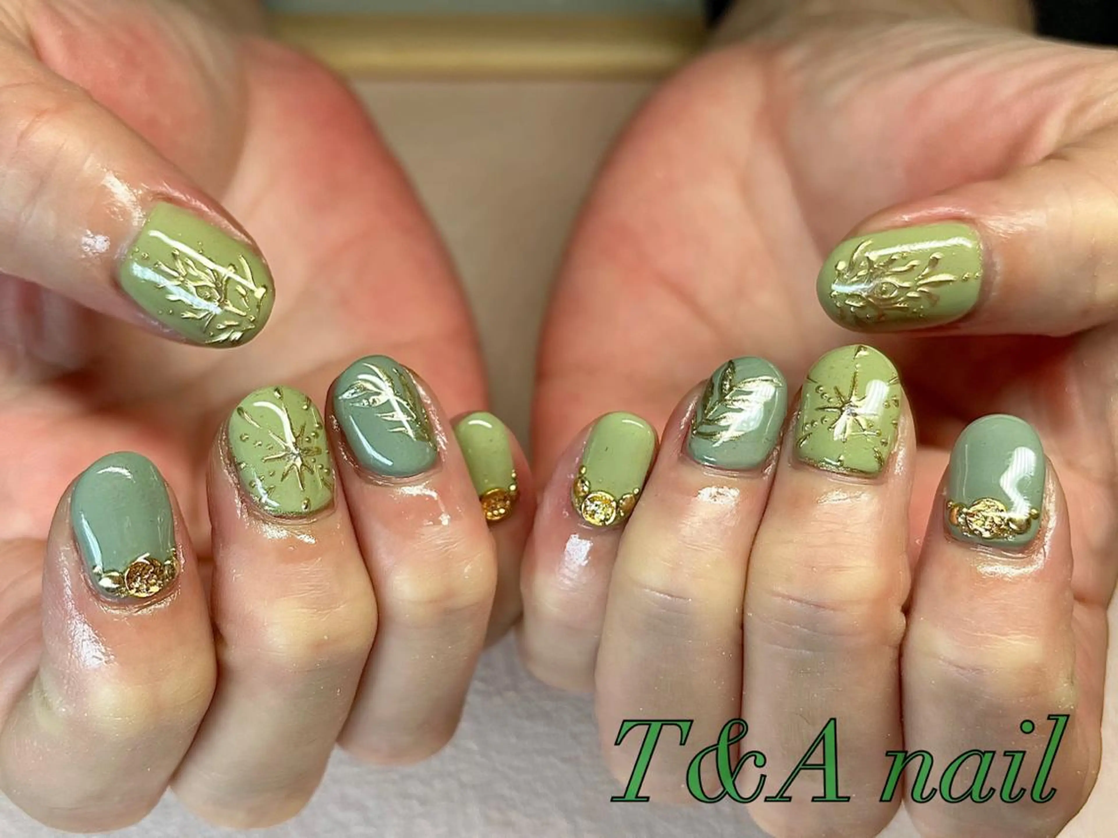 ショート ネイル 長さ出し ジェルネイル ニュアンスネイル スカルプネイル シンプルネイル ハンドネイル T&A nailのネイルデザイン