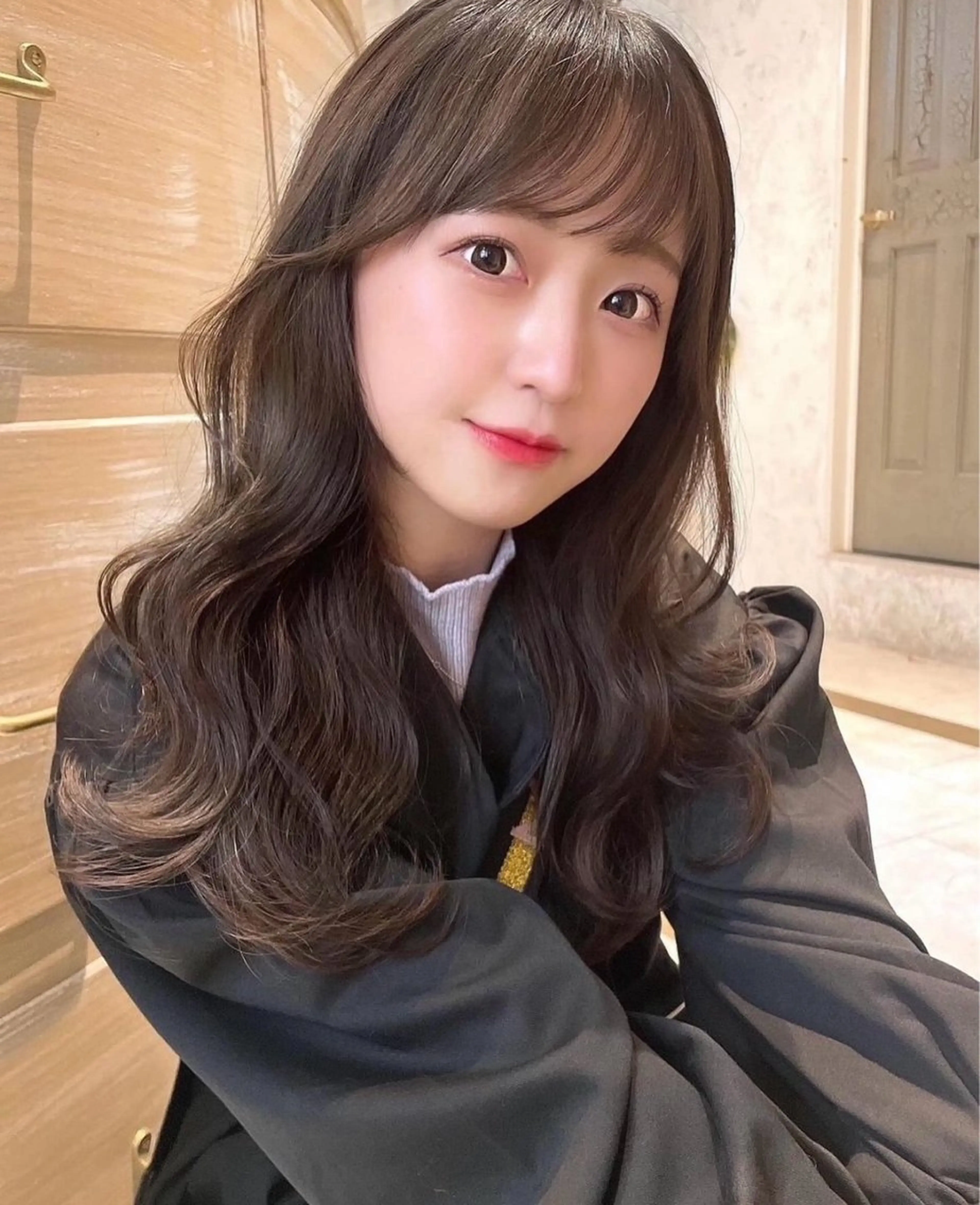 セミロング カラー カット ヘアカラー トリートメント 韓国レイヤー/髪質 改善/縮毛🤍吉田のヘアスタイル