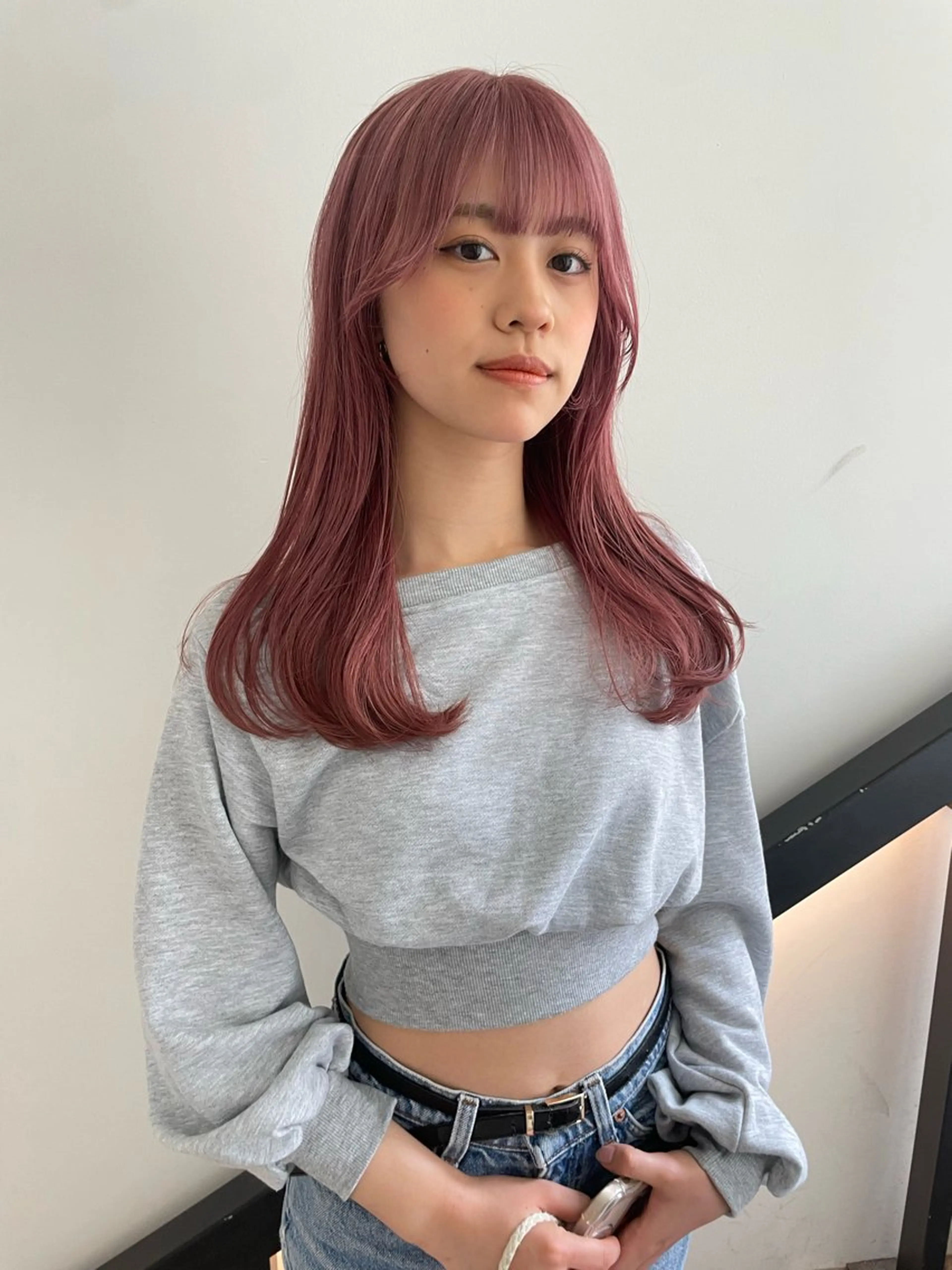 カラー ハイトーン/レイヤー nail 百咲💌のヘアスタイル