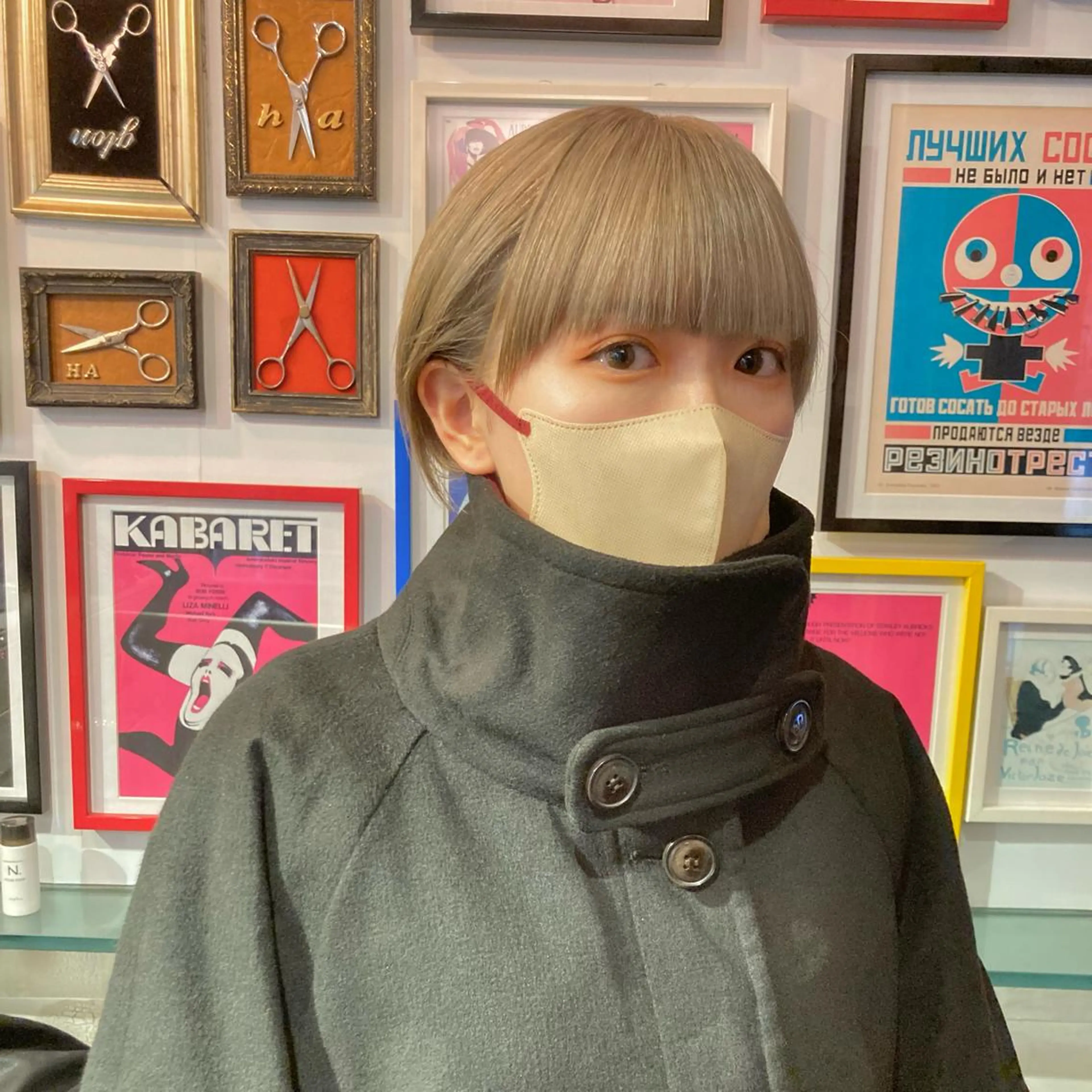 ショート カラー ウルフレイヤー エクステ/kokiのヘアスタイル