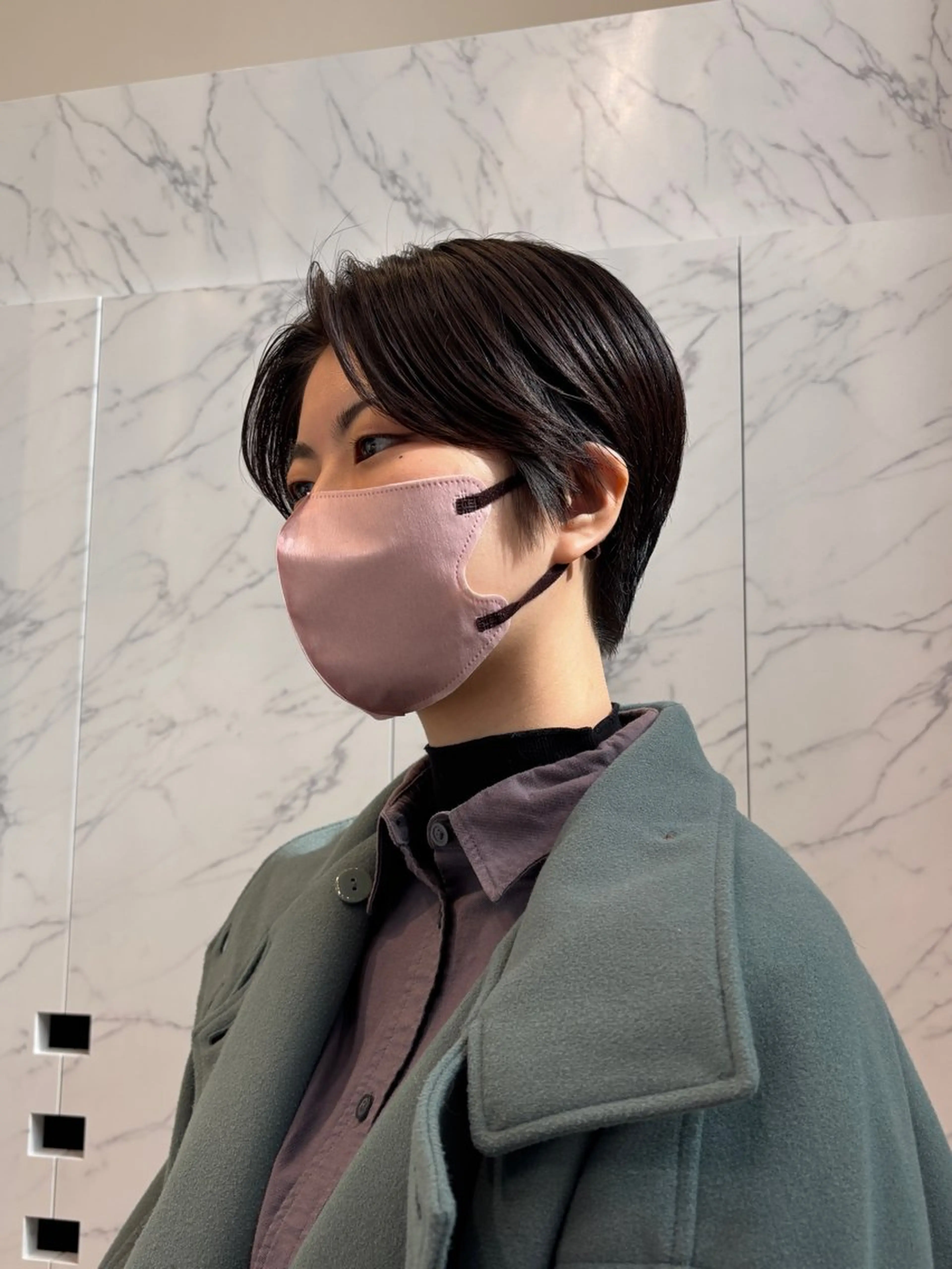 ショート ハンサムショート ショートヘア カット miu /透明感カラーのヘアスタイル