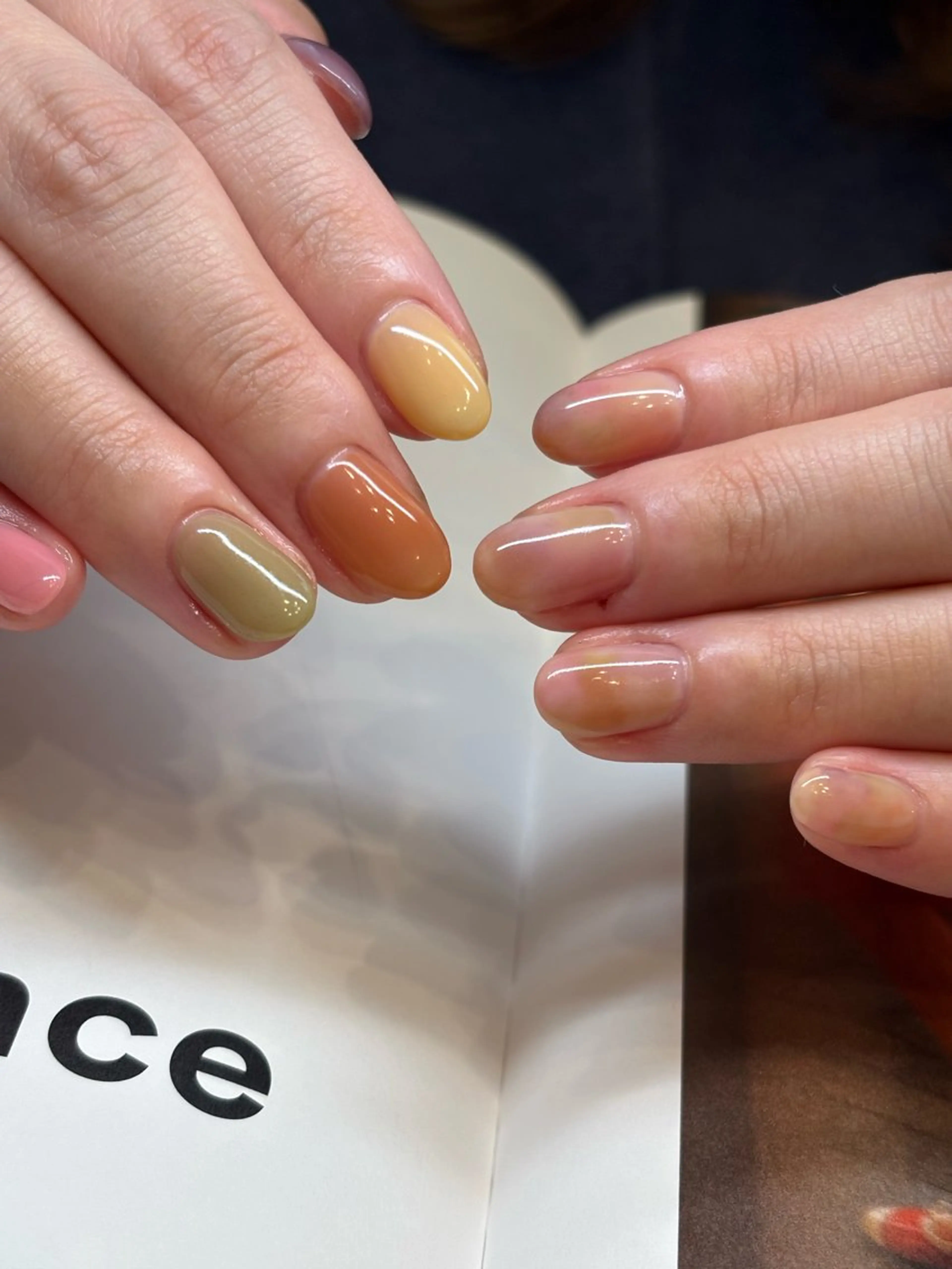 キッズ ネイル ジェルネイル マグネットネイル ニュアンスネイル ワンカラーネイル パラジェル ハンドネイル illum hicariのネイルデザイン