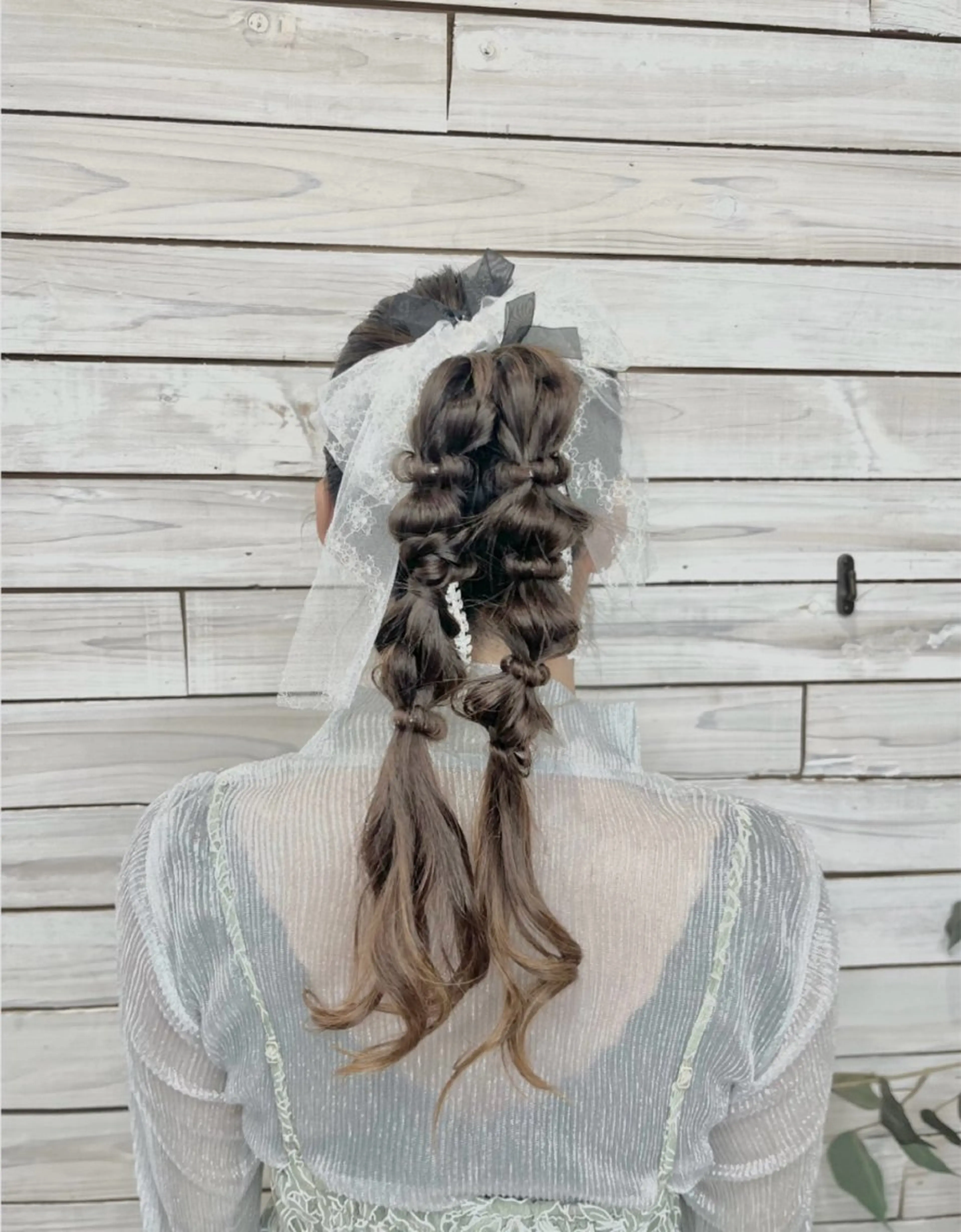 ロング ヘアアレンジ 西林 玲那のヘアスタイル