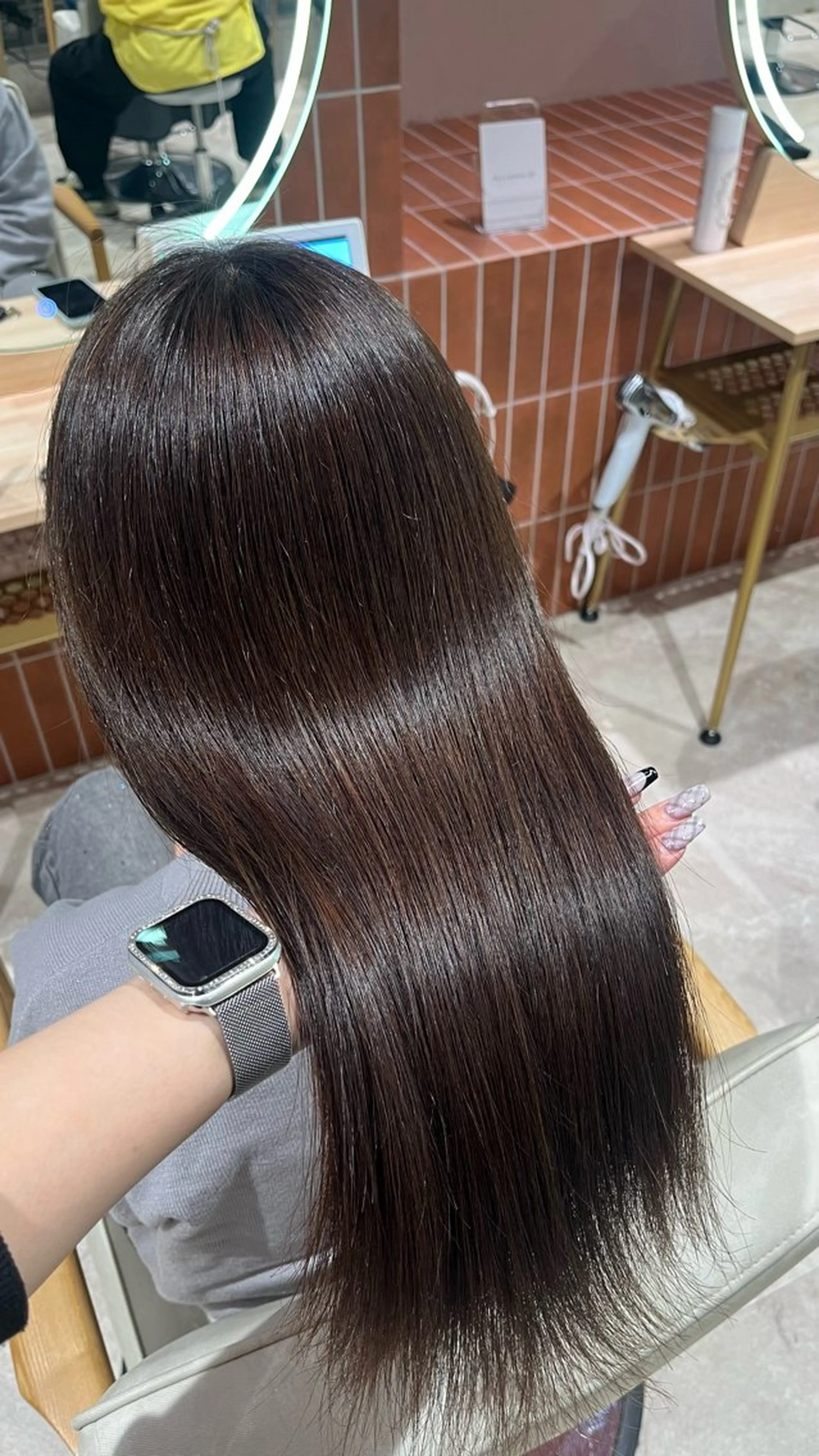 ロング カラー ヘアカラー トリートメント 🎀暖色カラー/ ハナ🎀のヘアスタイル