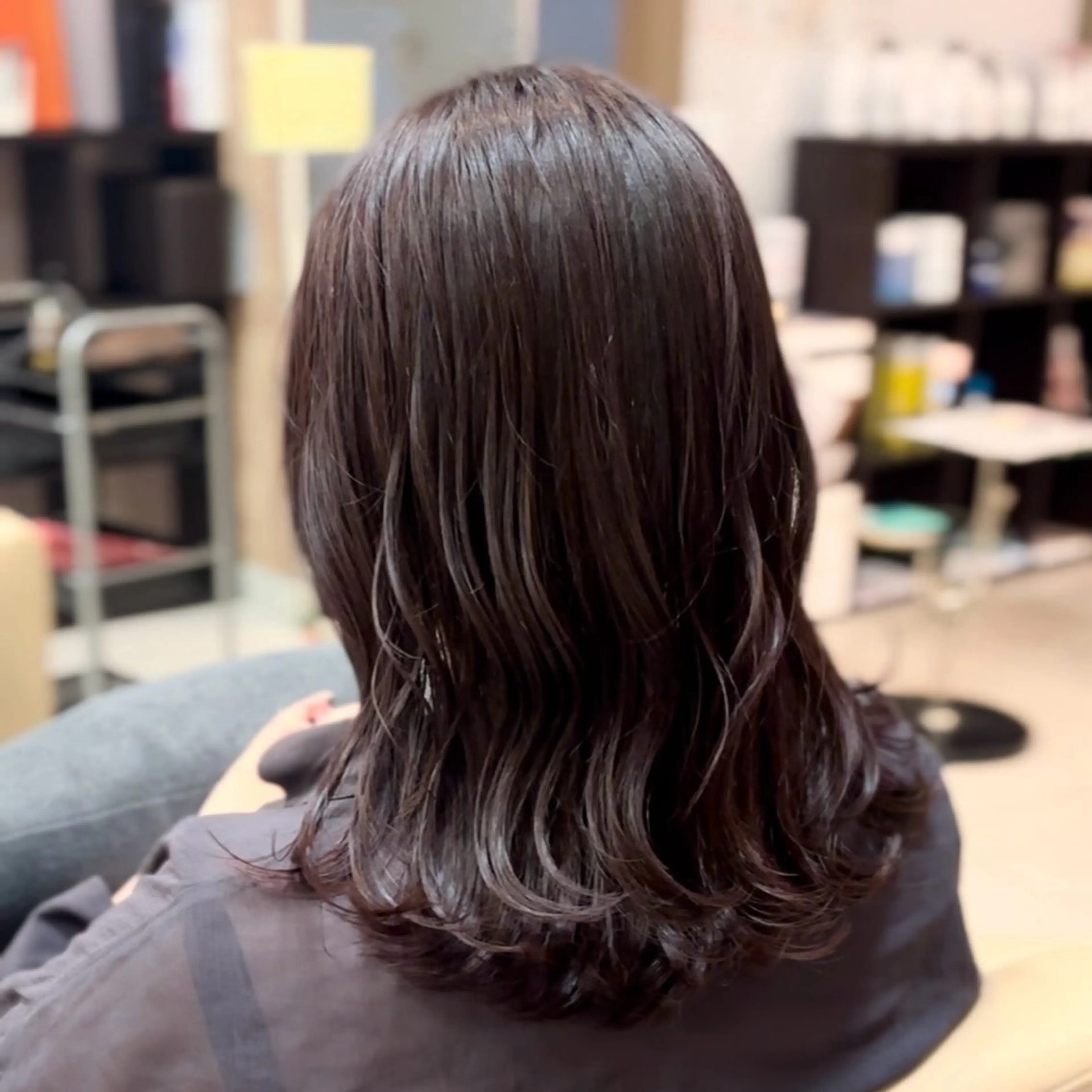 セミロング ラベンダーベージュ カット ヘアカラー トリートメント 奈良/登美ヶ丘/ ユウタのヘアスタイル