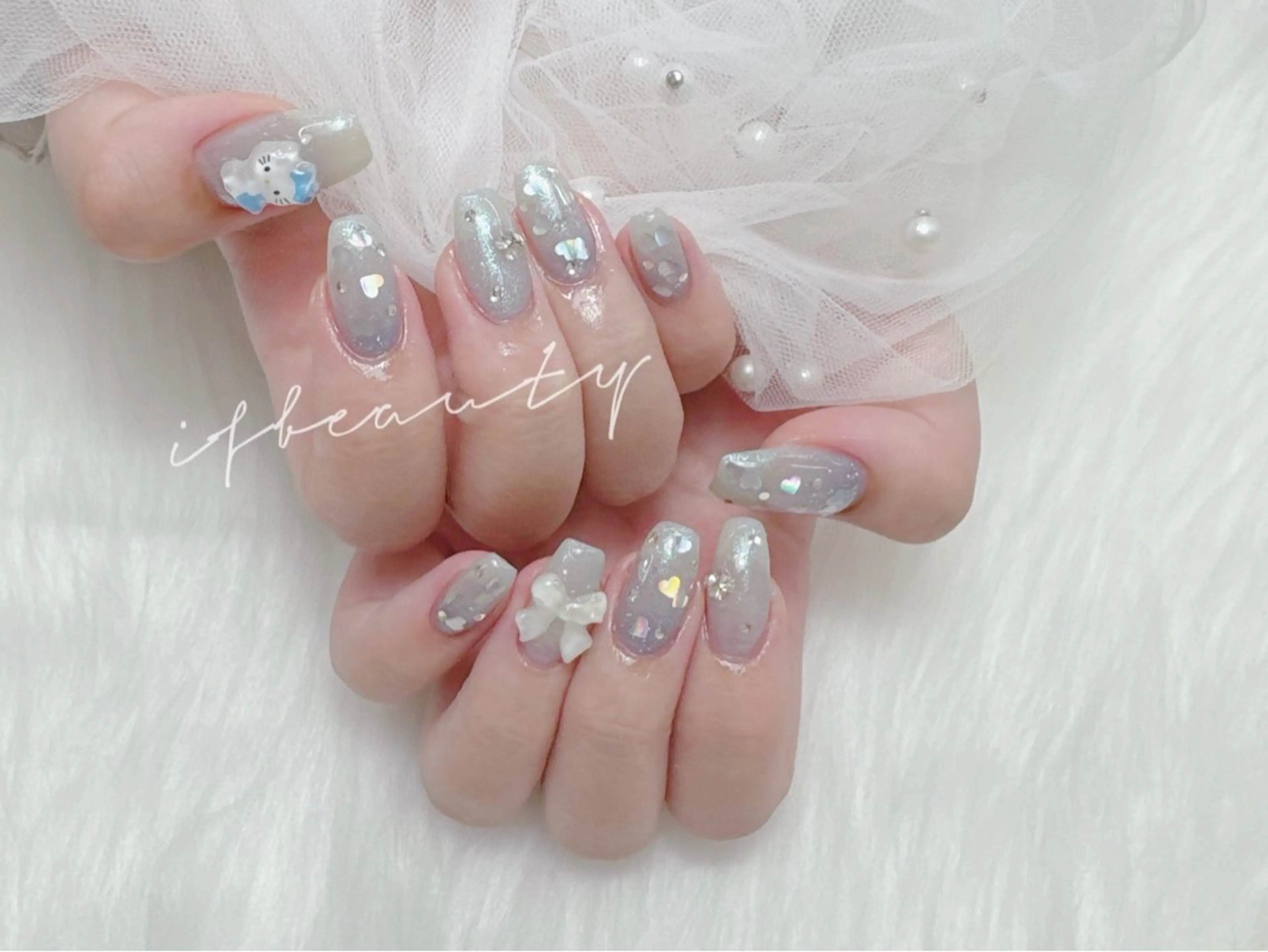 💚長さ出し持ち込みデザイン120分コース💚の写真