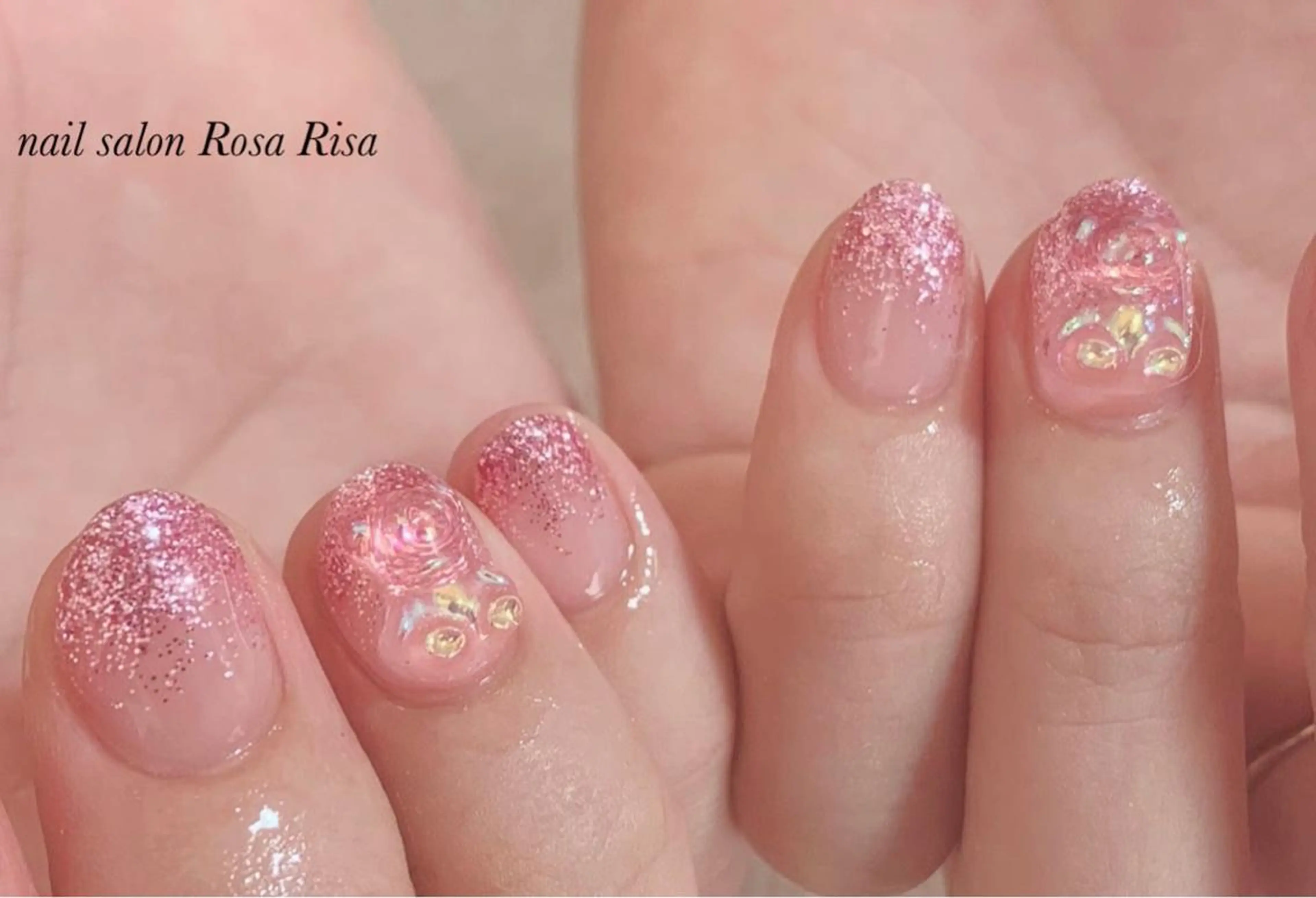 ショート ネイル ハンドネイル ネイルスタジオ シェイクユアハンズのネイルデザイン